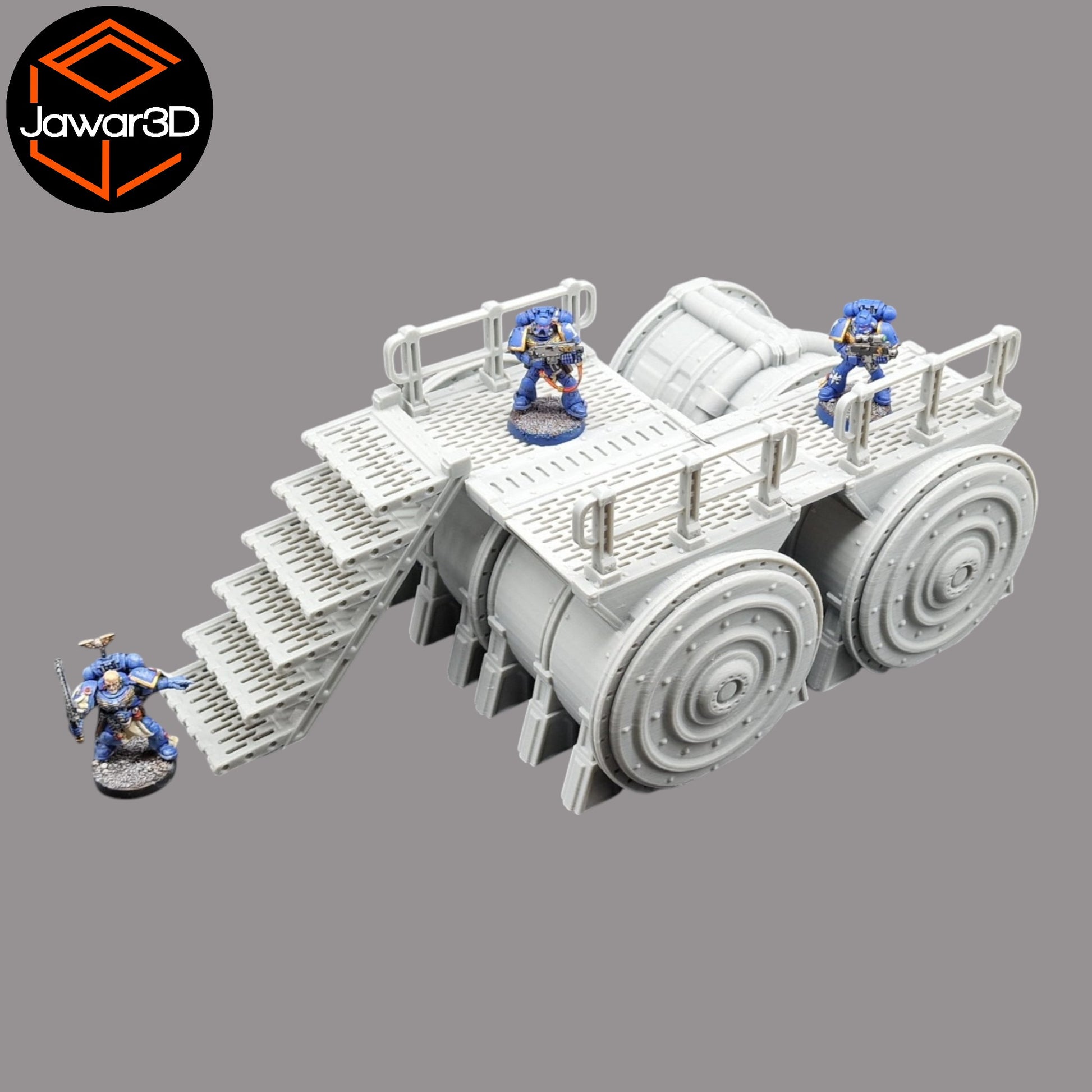 Wargaming 28mm scatter terrain scenery showing 3D-printed item that is compatible with games such as Warhammer 40K, Star Wars Legions, D+D, Dungeons and Dragons, Sci-Fi, Fantasy and other miniature tabletop games. Brand Jawar3d found at www.jawar3d.co.uk.