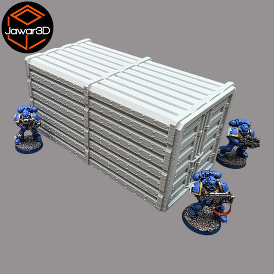 Wargaming 28mm scatter terrain scenery showing 3D-printed item that is compatible with games such as Warhammer 40K, Star Wars Legions, D+D, Dungeons and Dragons, Sci-Fi, Fantasy and other miniature tabletop games. Brand Jawar3d found at www.jawar3d.co.uk.