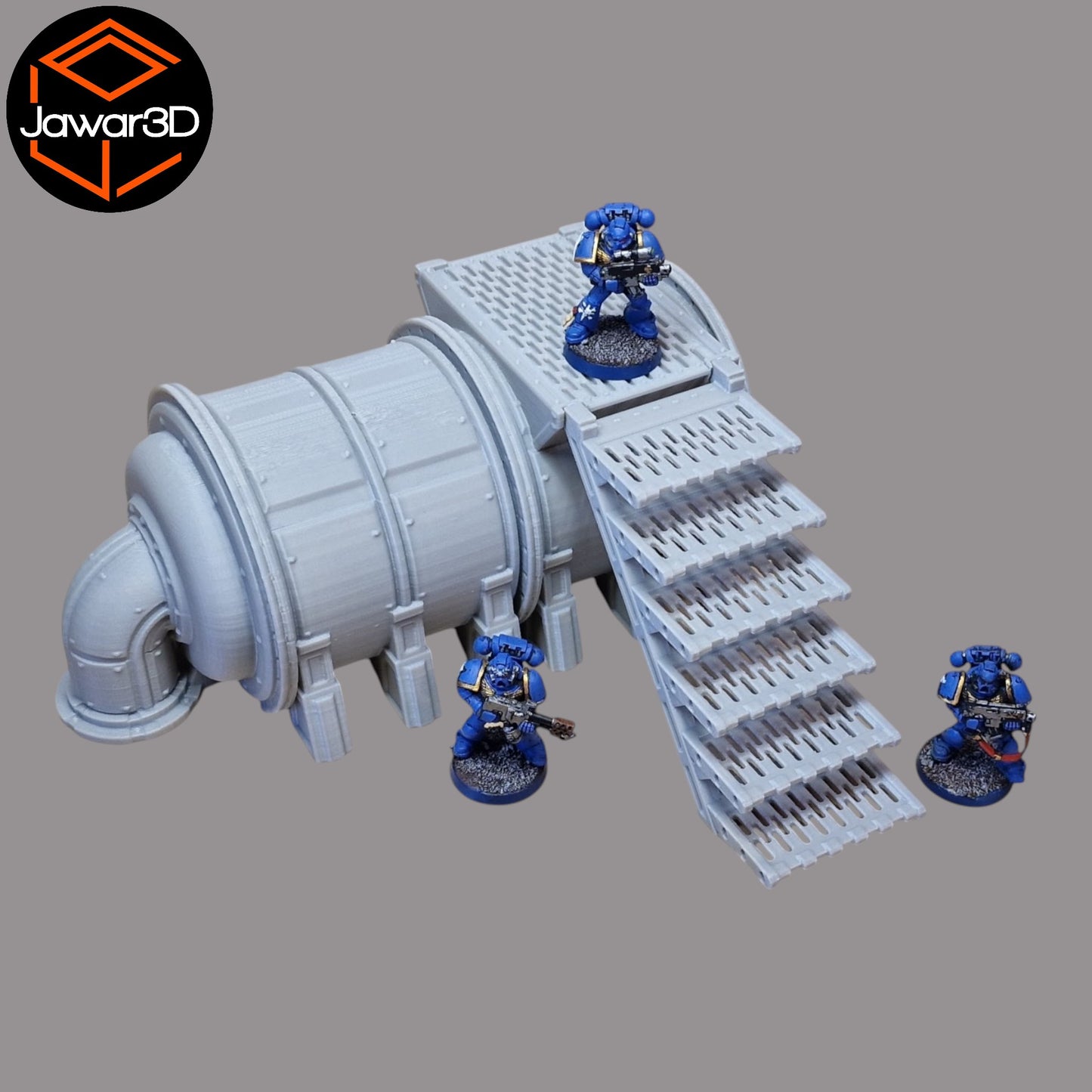Wargaming 28mm scatter terrain scenery showing 3D-printed item that is compatible with games such as Warhammer 40K, Star Wars Legions, D+D, Dungeons and Dragons, Sci-Fi, Fantasy and other miniature tabletop games. Brand Jawar3d found at www.jawar3d.co.uk.