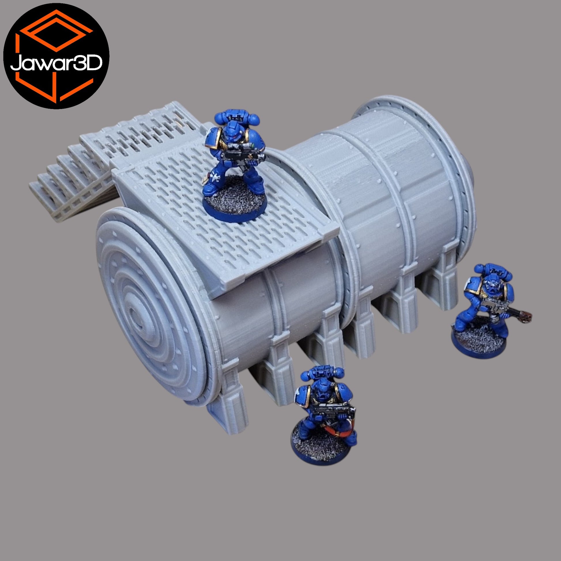 Wargaming 28mm scatter terrain scenery showing 3D-printed item that is compatible with games such as Warhammer 40K, Star Wars Legions, D+D, Dungeons and Dragons, Sci-Fi, Fantasy and other miniature tabletop games. Brand Jawar3d found at www.jawar3d.co.uk.
