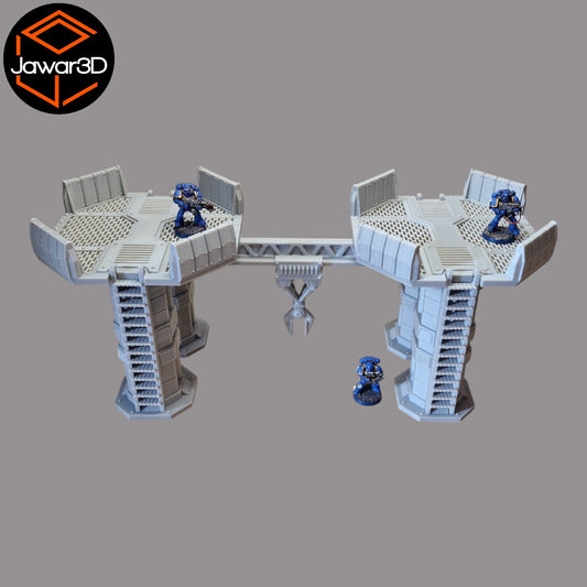 Wargaming 28mm scatter terrain scenery showing 3D-printed item that is compatible with games such as Warhammer 40K, Star Wars Legions, D+D, Dungeons and Dragons, Sci-Fi, Fantasy and other miniature tabletop games. Brand Jawar3d found at www.jawar3d.co.uk.