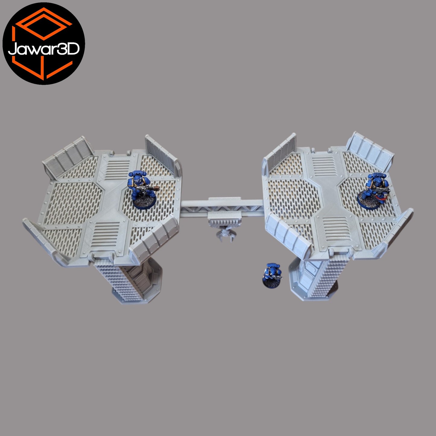 Wargaming 28mm scatter terrain scenery showing 3D-printed item that is compatible with games such as Warhammer 40K, Star Wars Legions, D+D, Dungeons and Dragons, Sci-Fi, Fantasy and other miniature tabletop games. Brand Jawar3d found at www.jawar3d.co.uk.