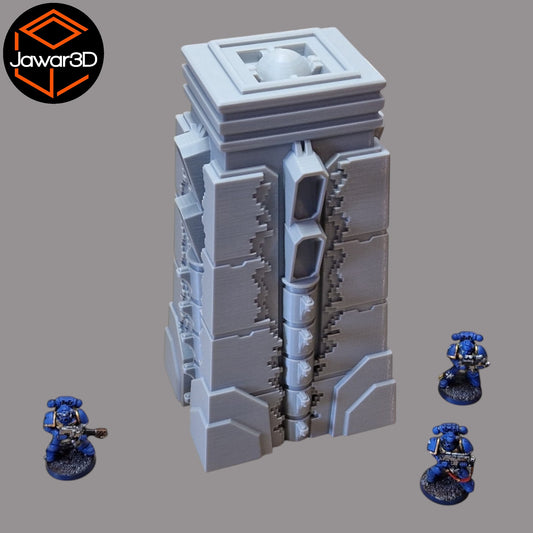 Wargaming 28mm scatter terrain scenery showing 3D-printed item that is compatible with games such as Warhammer 40K, Star Wars Legions, D+D, Dungeons and Dragons, Sci-Fi, Fantasy and other miniature tabletop games. Brand Jawar3d found at www.jawar3d.co.uk.