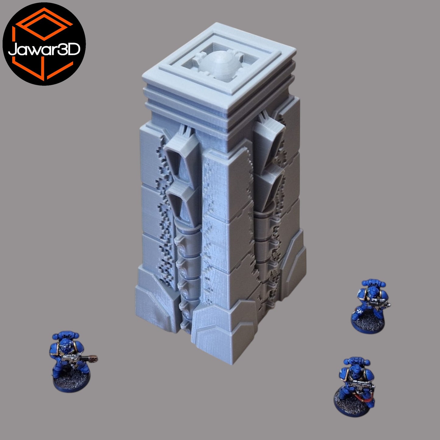 Wargaming 28mm scatter terrain scenery showing 3D-printed item that is compatible with games such as Warhammer 40K, Star Wars Legions, D+D, Dungeons and Dragons, Sci-Fi, Fantasy and other miniature tabletop games. Brand Jawar3d found at www.jawar3d.co.uk.