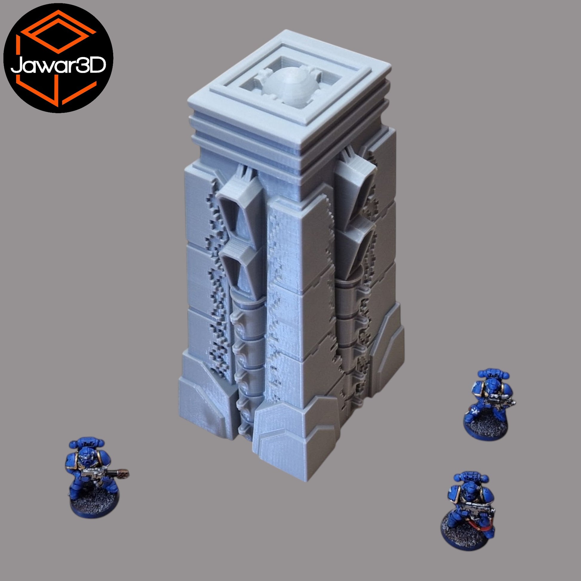 Wargaming 28mm scatter terrain scenery showing 3D-printed item that is compatible with games such as Warhammer 40K, Star Wars Legions, D+D, Dungeons and Dragons, Sci-Fi, Fantasy and other miniature tabletop games. Brand Jawar3d found at www.jawar3d.co.uk.