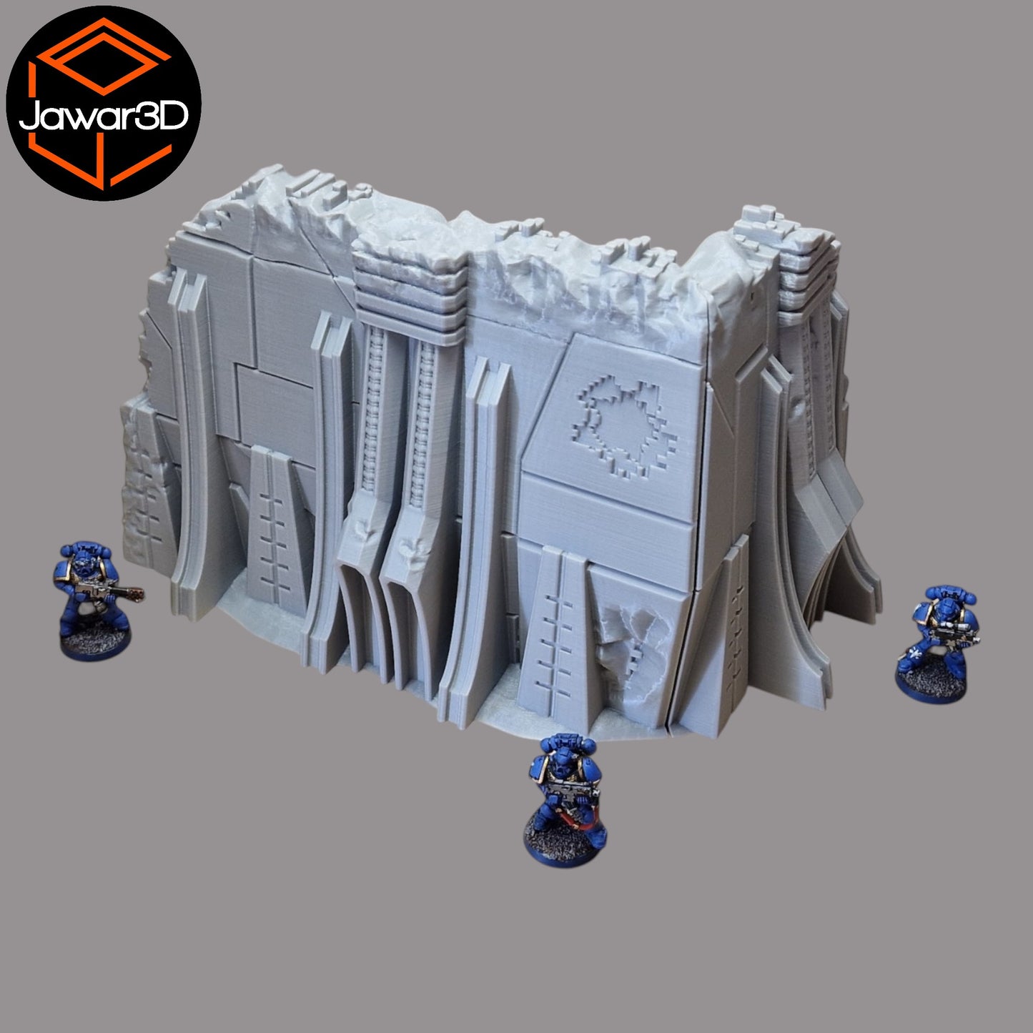 Wargaming 28mm scatter terrain scenery showing 3D-printed item that is compatible with games such as Warhammer 40K, Star Wars Legions, D+D, Dungeons and Dragons, Sci-Fi, Fantasy and other miniature tabletop games. Brand Jawar3d found at www.jawar3d.co.uk.