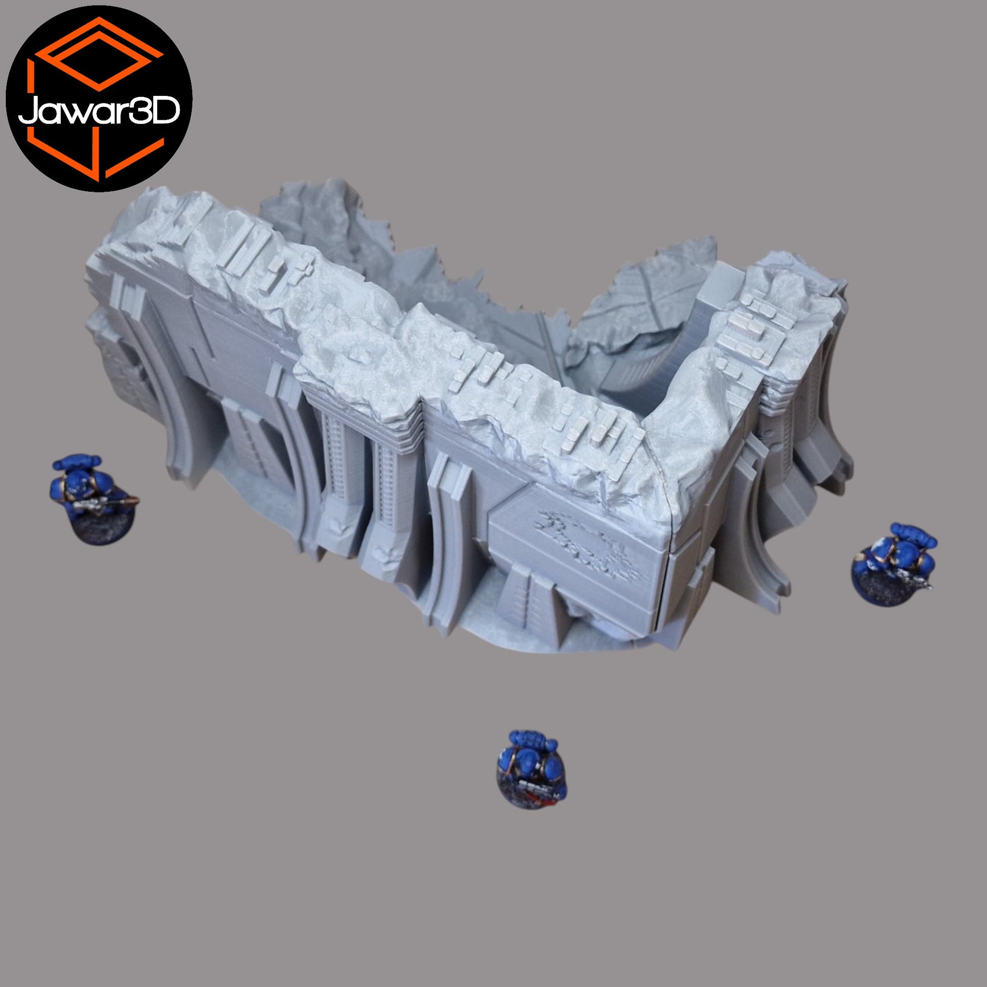 Wargaming 28mm scatter terrain scenery showing 3D-printed item that is compatible with games such as Warhammer 40K, Star Wars Legions, D+D, Dungeons and Dragons, Sci-Fi, Fantasy and other miniature tabletop games. Brand Jawar3d found at www.jawar3d.co.uk.