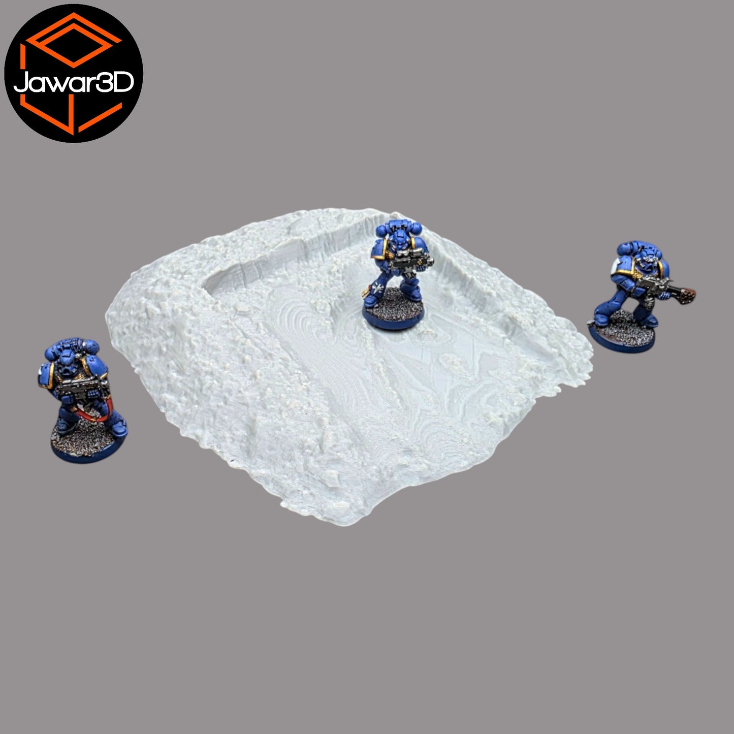 Wargaming 28mm scatter terrain scenery showing 3D-printed item that is compatible with games such as Warhammer 40K, Star Wars Legions, D+D, Dungeons and Dragons, Sci-Fi, Fantasy and other miniature tabletop games. Brand Jawar3d found at www.jawar3d.co.uk.
