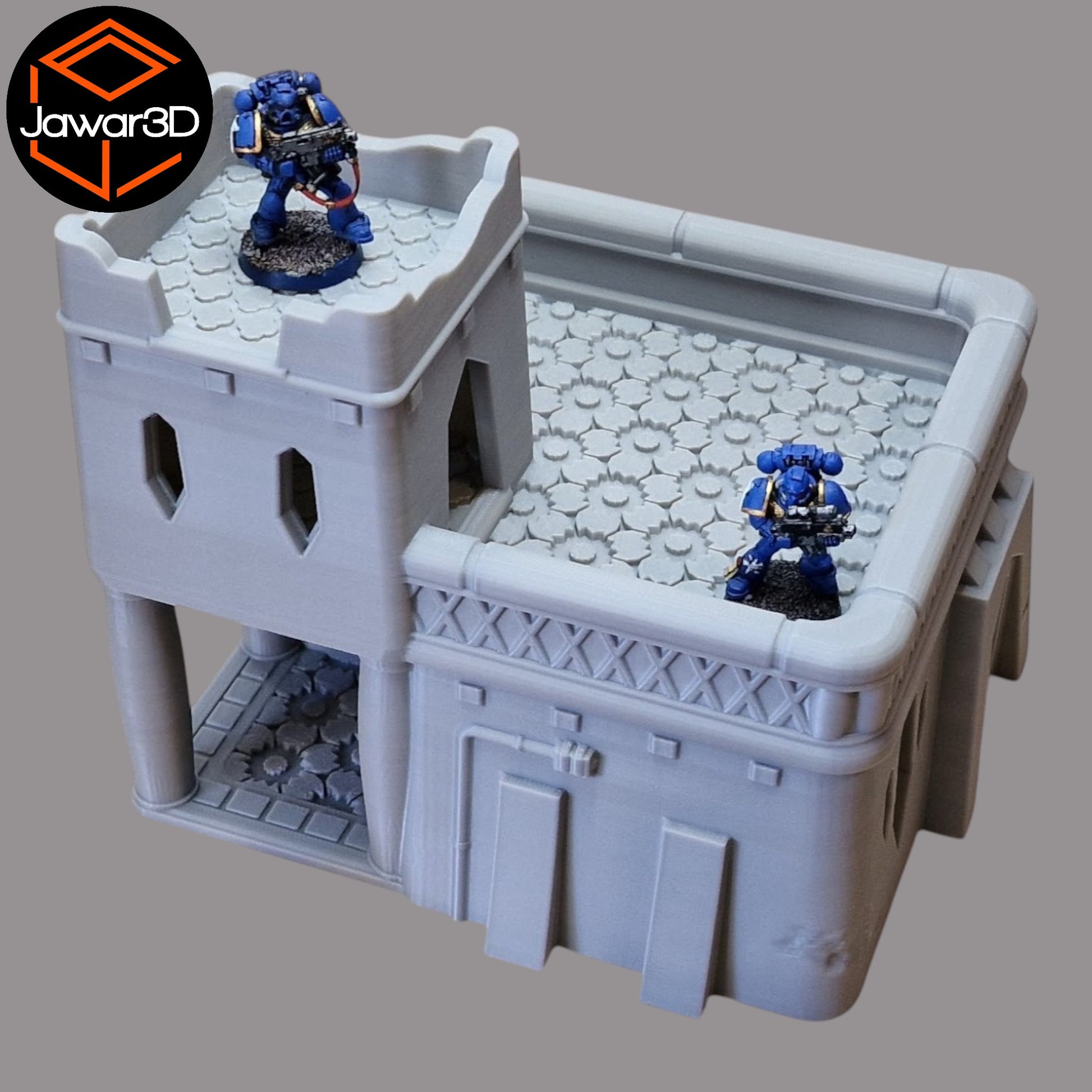 Wargaming 28mm scatter terrain scenery showing 3D-printed item that is compatible with games such as Warhammer 40K, Star Wars Legions, D+D, Dungeons and Dragons, Sci-Fi, Fantasy and other miniature tabletop games. Brand Jawar3d found at www.jawar3d.co.uk.