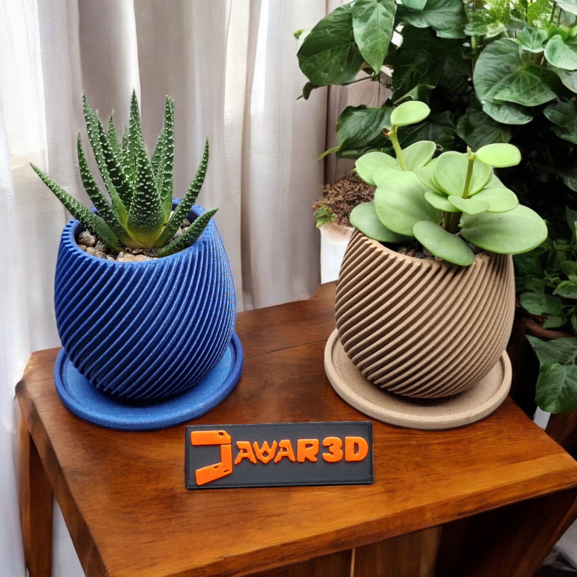 Handmade modern minimalist plant pots in a variety of colours