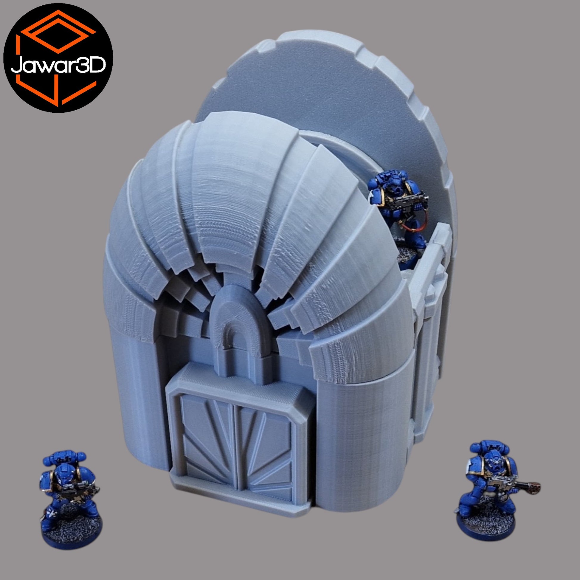 Wargaming 28mm scatter terrain scenery showing 3D-printed item that is compatible with games such as Warhammer 40K, Star Wars Legions, D+D, Dungeons and Dragons, Sci-Fi, Fantasy and other miniature tabletop games. Brand Jawar3d found at www.jawar3d.co.uk.