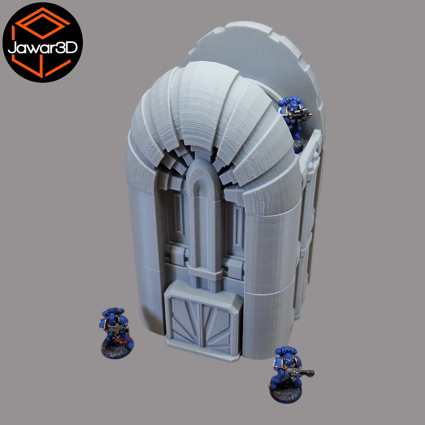 Wargaming 28mm scatter terrain scenery showing 3D-printed item that is compatible with games such as Warhammer 40K, Star Wars Legions, D+D, Dungeons and Dragons, Sci-Fi, Fantasy and other miniature tabletop games. Brand Jawar3d found at www.jawar3d.co.uk.