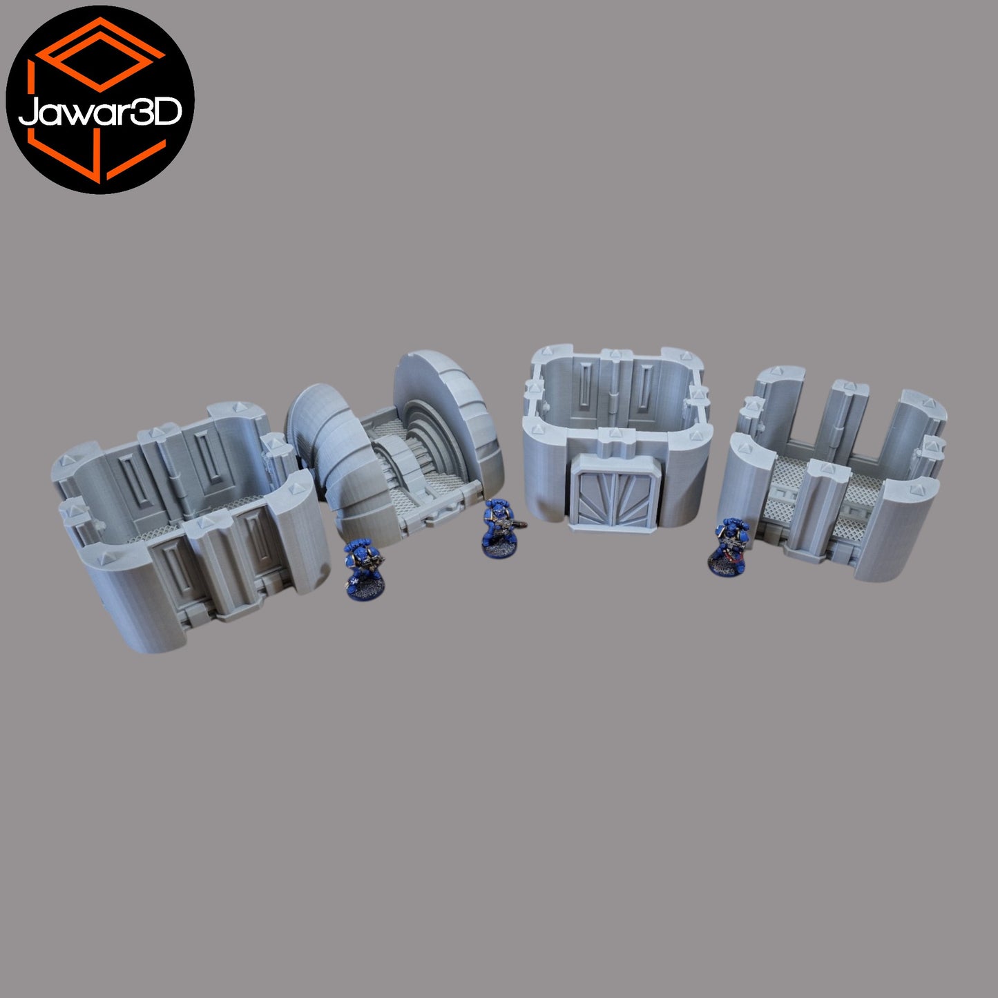 Wargaming 28mm scatter terrain scenery showing 3D-printed item that is compatible with games such as Warhammer 40K, Star Wars Legions, D+D, Dungeons and Dragons, Sci-Fi, Fantasy and other miniature tabletop games. Brand Jawar3d found at www.jawar3d.co.uk.