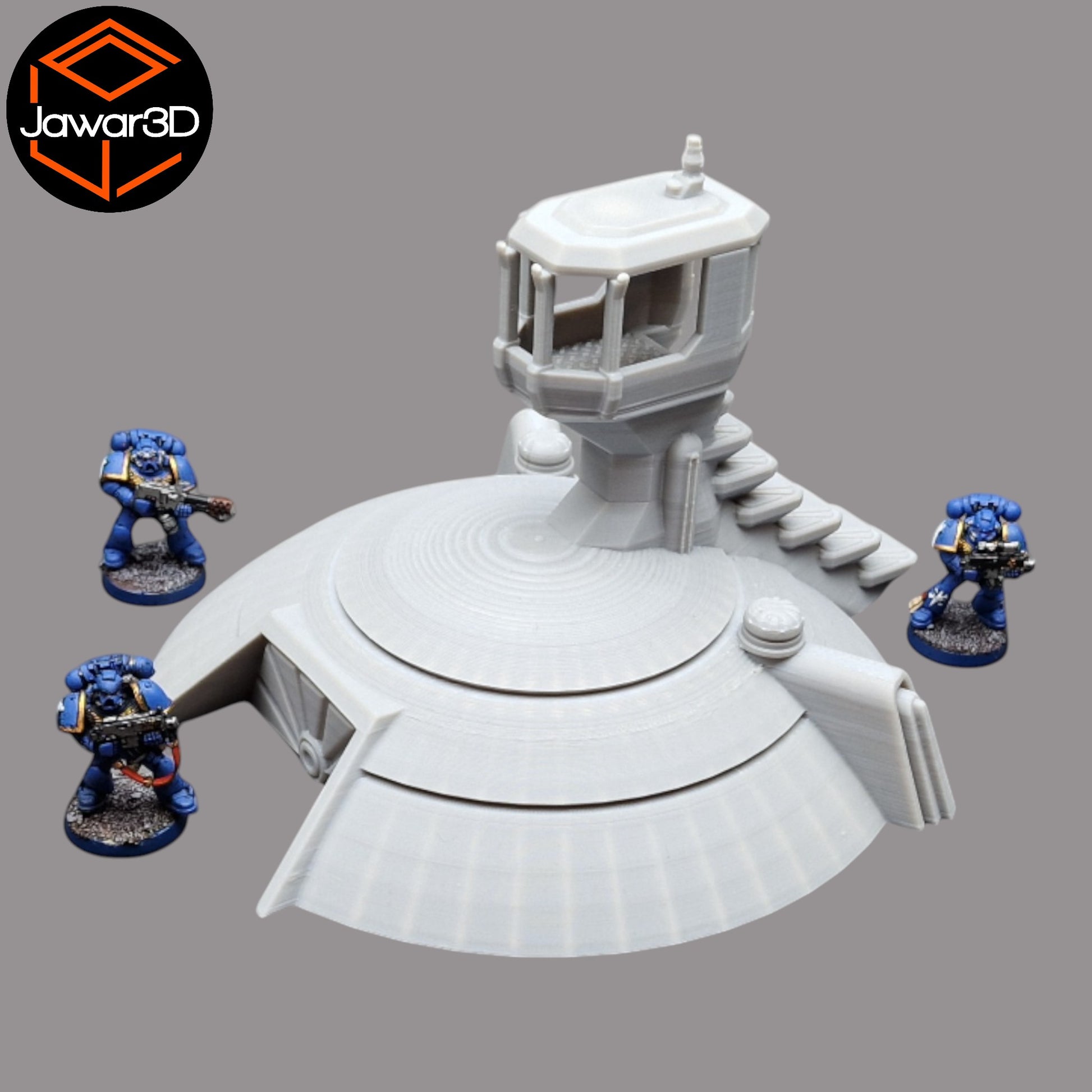 Wargaming 28mm scatter terrain scenery showing 3D-printed item that is compatible with games such as Warhammer 40K, Star Wars Legions, D+D, Dungeons and Dragons, Sci-Fi, Fantasy and other miniature tabletop games. Brand Jawar3d found at www.jawar3d.co.uk.