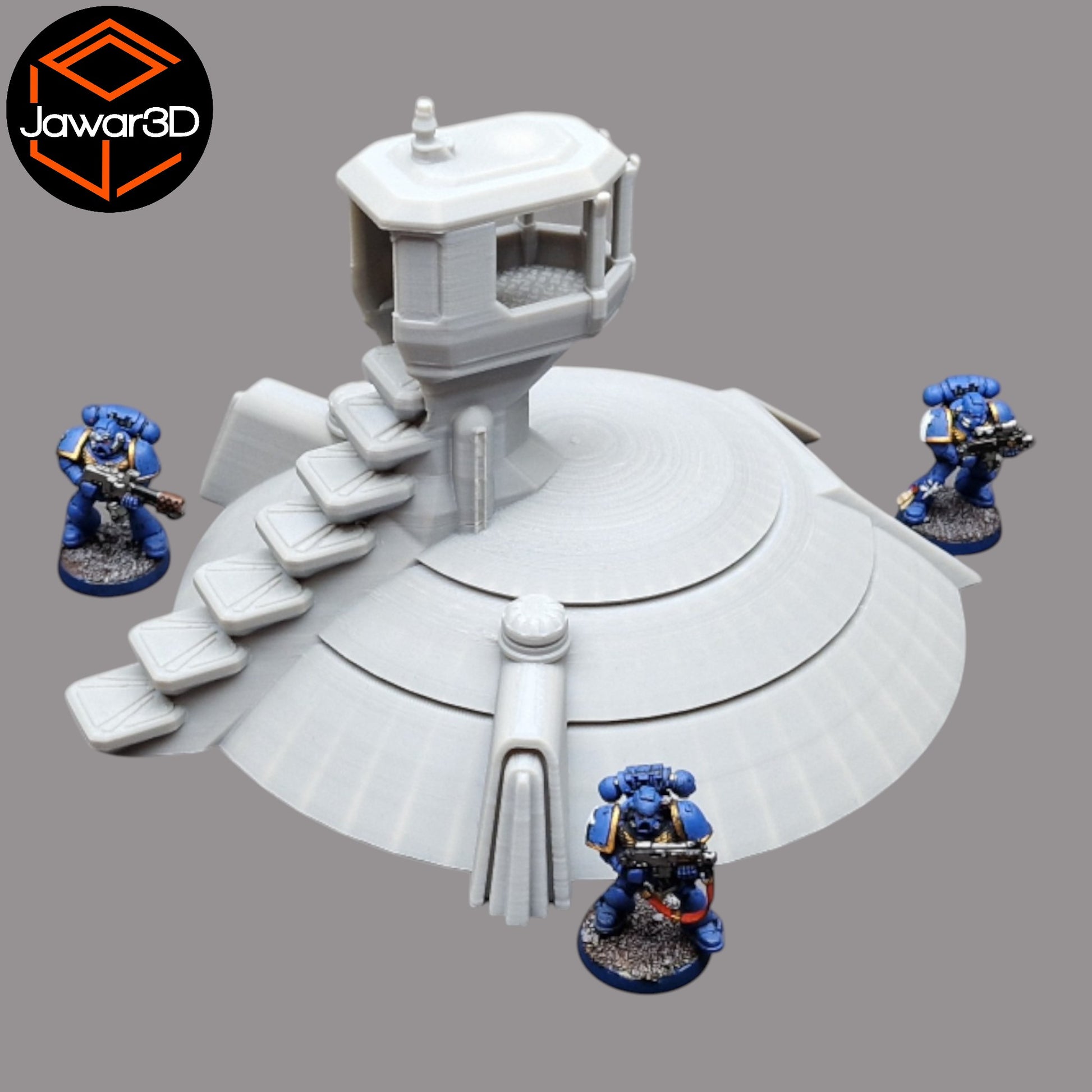 Wargaming 28mm scatter terrain scenery showing 3D-printed item that is compatible with games such as Warhammer 40K, Star Wars Legions, D+D, Dungeons and Dragons, Sci-Fi, Fantasy and other miniature tabletop games. Brand Jawar3d found at www.jawar3d.co.uk.