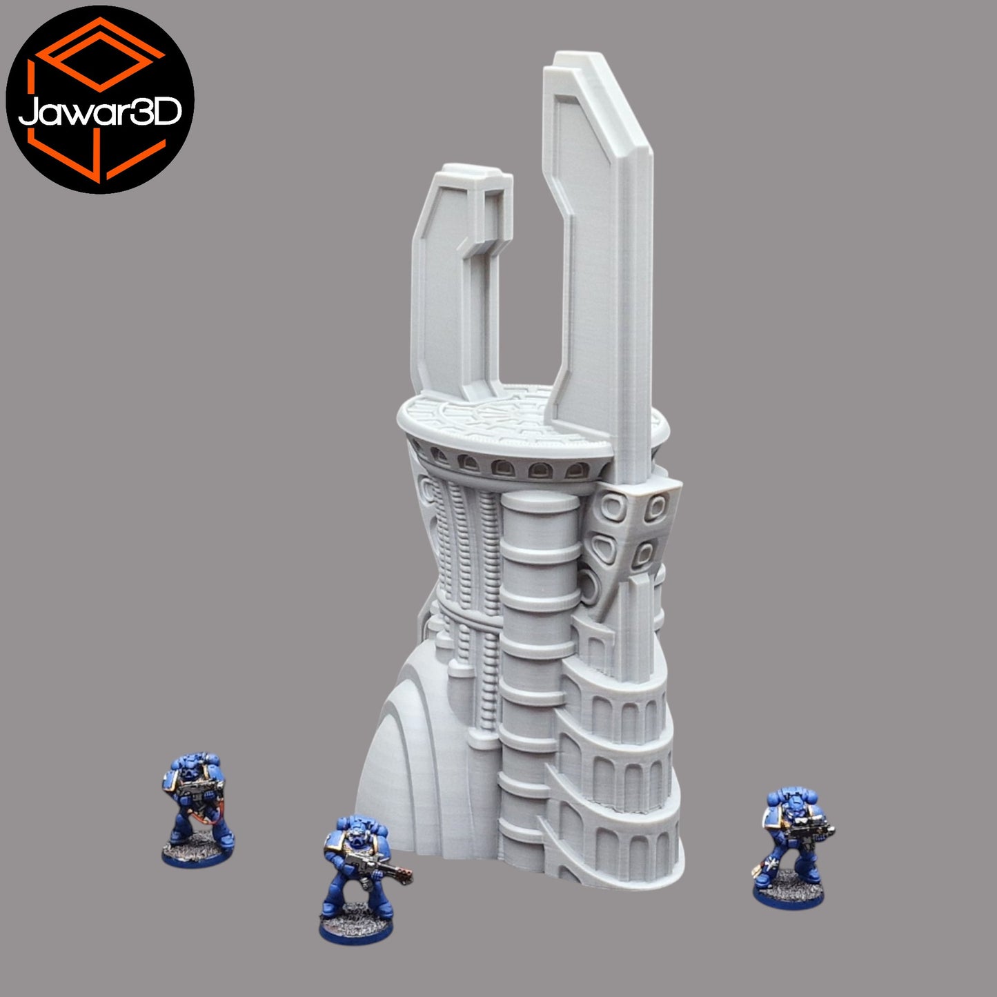 Wargaming 28mm scatter terrain scenery showing 3D-printed item that is compatible with games such as Warhammer 40K, Star Wars Legions, D+D, Dungeons and Dragons, Sci-Fi, Fantasy and other miniature tabletop games. Brand Jawar3d found at www.jawar3d.co.uk.