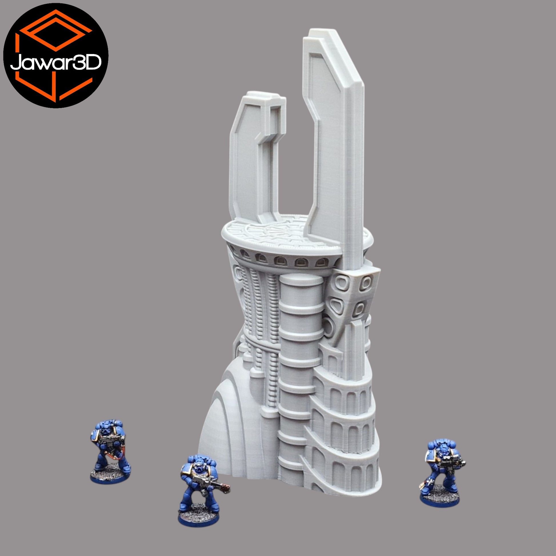 Wargaming 28mm scatter terrain scenery showing 3D-printed item that is compatible with games such as Warhammer 40K, Star Wars Legions, D+D, Dungeons and Dragons, Sci-Fi, Fantasy and other miniature tabletop games. Brand Jawar3d found at www.jawar3d.co.uk.