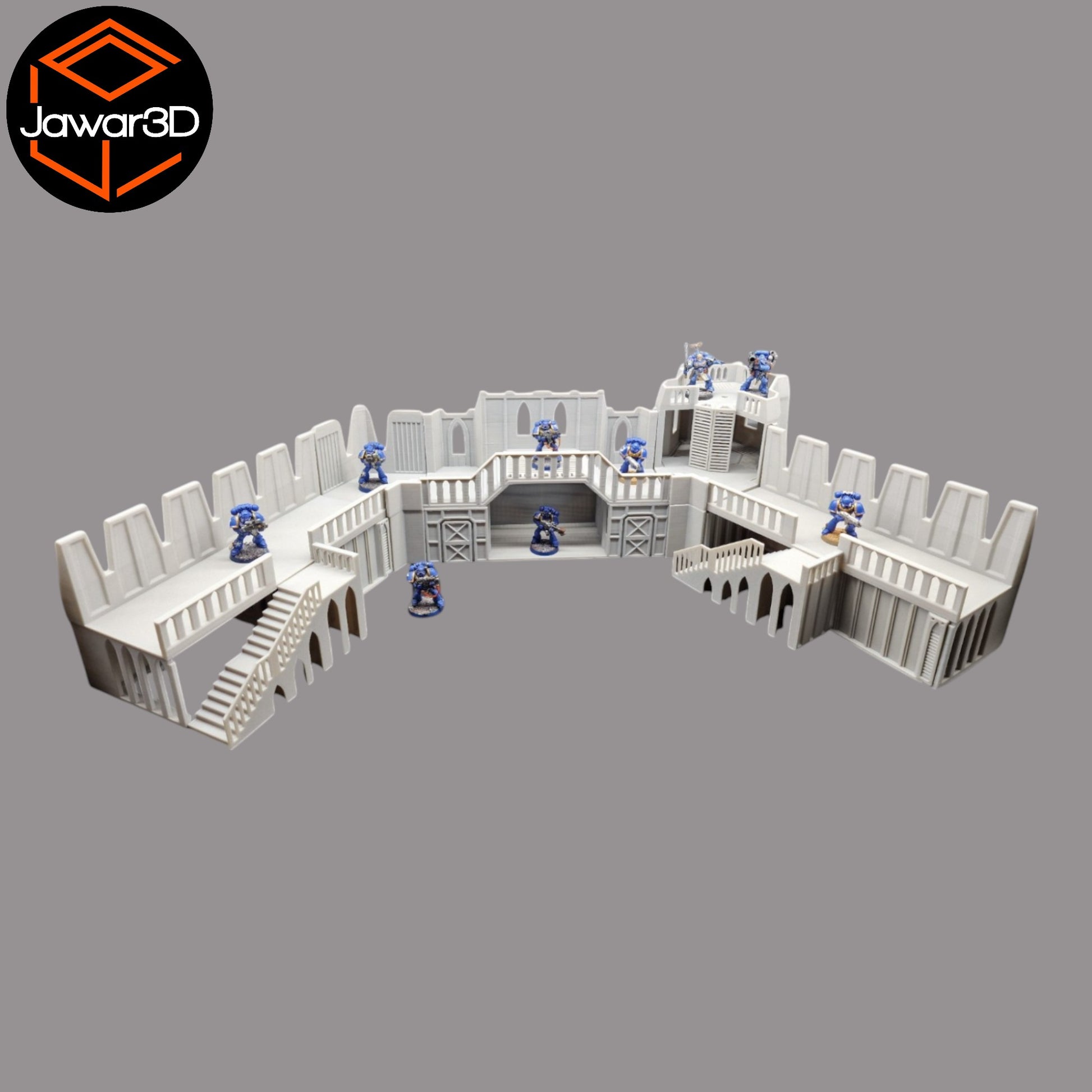 Wargaming 28mm scatter terrain scenery showing 3D-printed item that is compatible with games such as Warhammer 40K, Star Wars Legions, D+D, Dungeons and Dragons, Sci-Fi, Fantasy and other miniature tabletop games. Brand Jawar3d found at www.jawar3d.co.uk.
