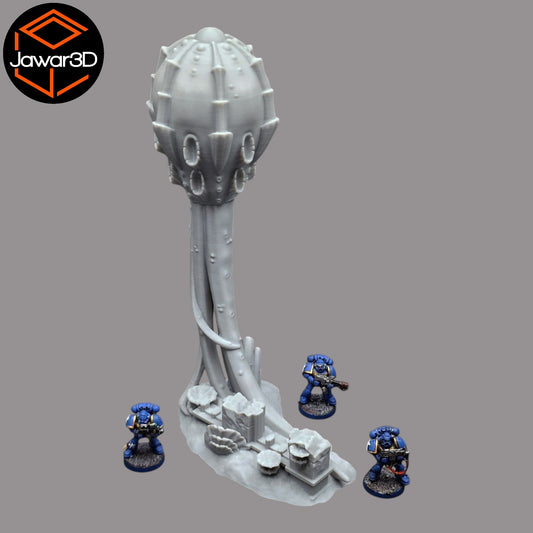 Wargaming 28mm scatter terrain scenery showing 3D-printed item that is compatible with games such as Warhammer 40K, Star Wars Legions, D+D, Dungeons and Dragons, Sci-Fi, Fantasy and other miniature tabletop games. Brand Jawar3d found at www.jawar3d.co.uk.