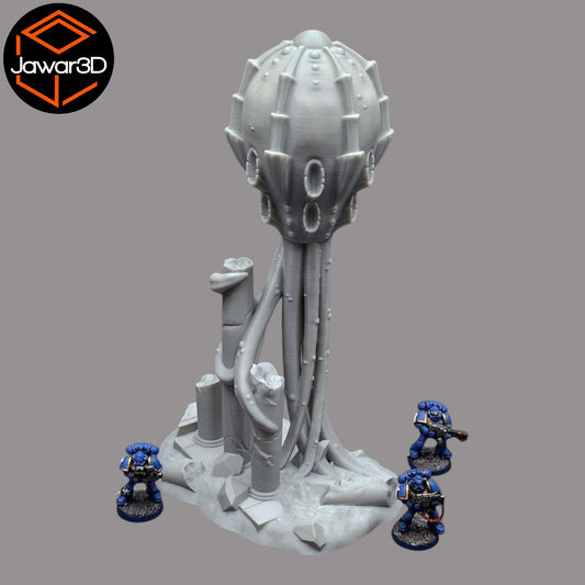 Wargaming 28mm scatter terrain scenery showing 3D-printed item that is compatible with games such as Warhammer 40K, Star Wars Legions, D+D, Dungeons and Dragons, Sci-Fi, Fantasy and other miniature tabletop games. Brand Jawar3d found at www.jawar3d.co.uk.