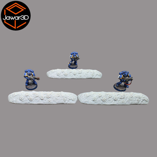 Wargaming 28mm scatter terrain scenery showing 3D-printed item that is compatible with games such as Warhammer 40K, Star Wars Legions, D+D, Dungeons and Dragons, Sci-Fi, Fantasy and other miniature tabletop games. Brand Jawar3d found at www.jawar3d.co.uk.
