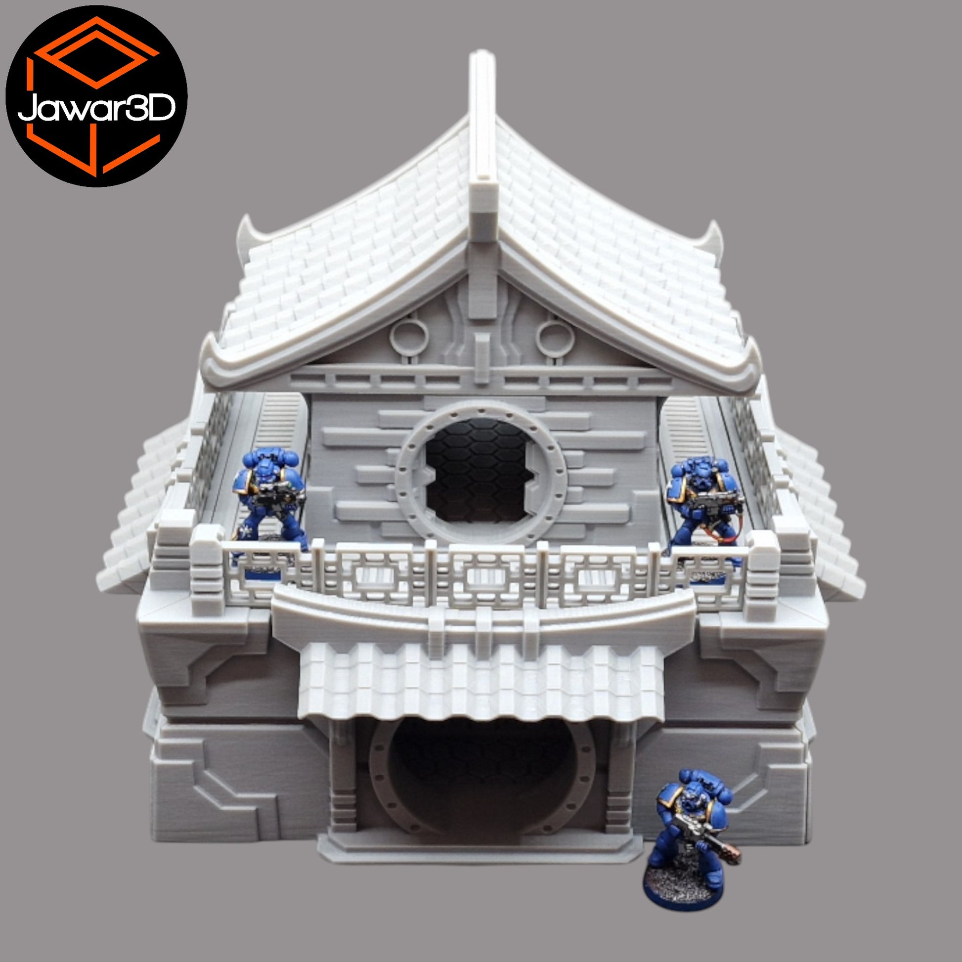 Wargaming 28mm scatter terrain scenery showing 3D-printed item that is compatible with games such as Warhammer 40K, Star Wars Legions, D+D, Dungeons and Dragons, Sci-Fi, Fantasy and other miniature tabletop games. Brand Jawar3d found at www.jawar3d.co.uk.