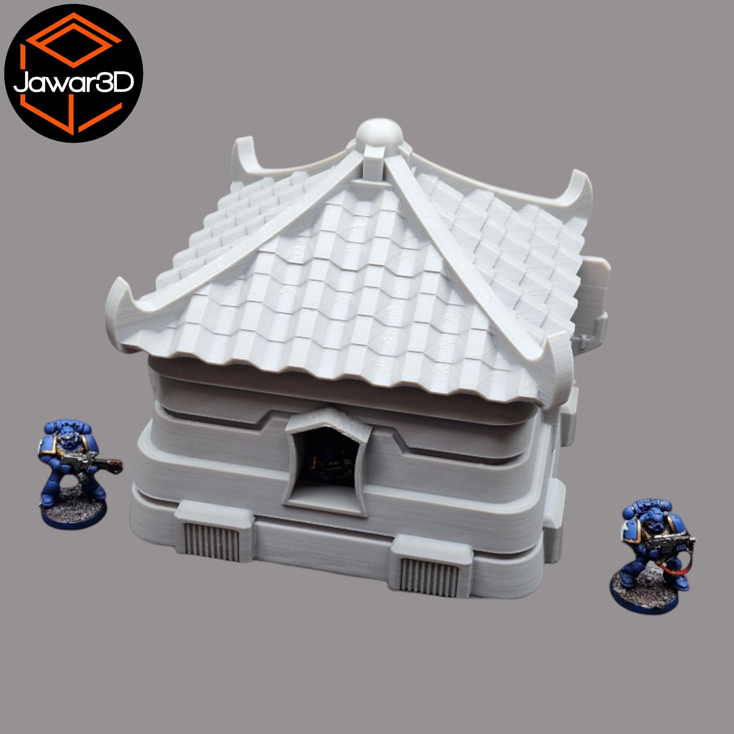 Wargaming 28mm scatter terrain scenery showing 3D-printed item that is compatible with games such as Warhammer 40K, Star Wars Legions, D+D, Dungeons and Dragons, Sci-Fi, Fantasy and other miniature tabletop games. Brand Jawar3d found at www.jawar3d.co.uk.