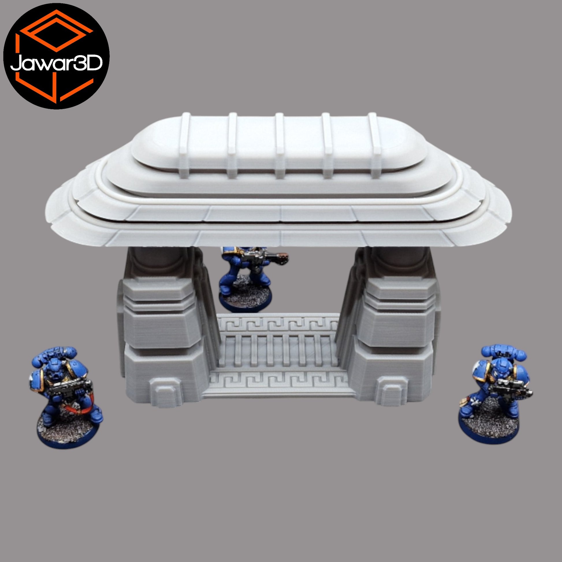 Wargaming 28mm scatter terrain scenery showing 3D-printed item that is compatible with games such as Warhammer 40K, Star Wars Legions, D+D, Dungeons and Dragons, Sci-Fi, Fantasy and other miniature tabletop games. Brand Jawar3d found at www.jawar3d.co.uk.