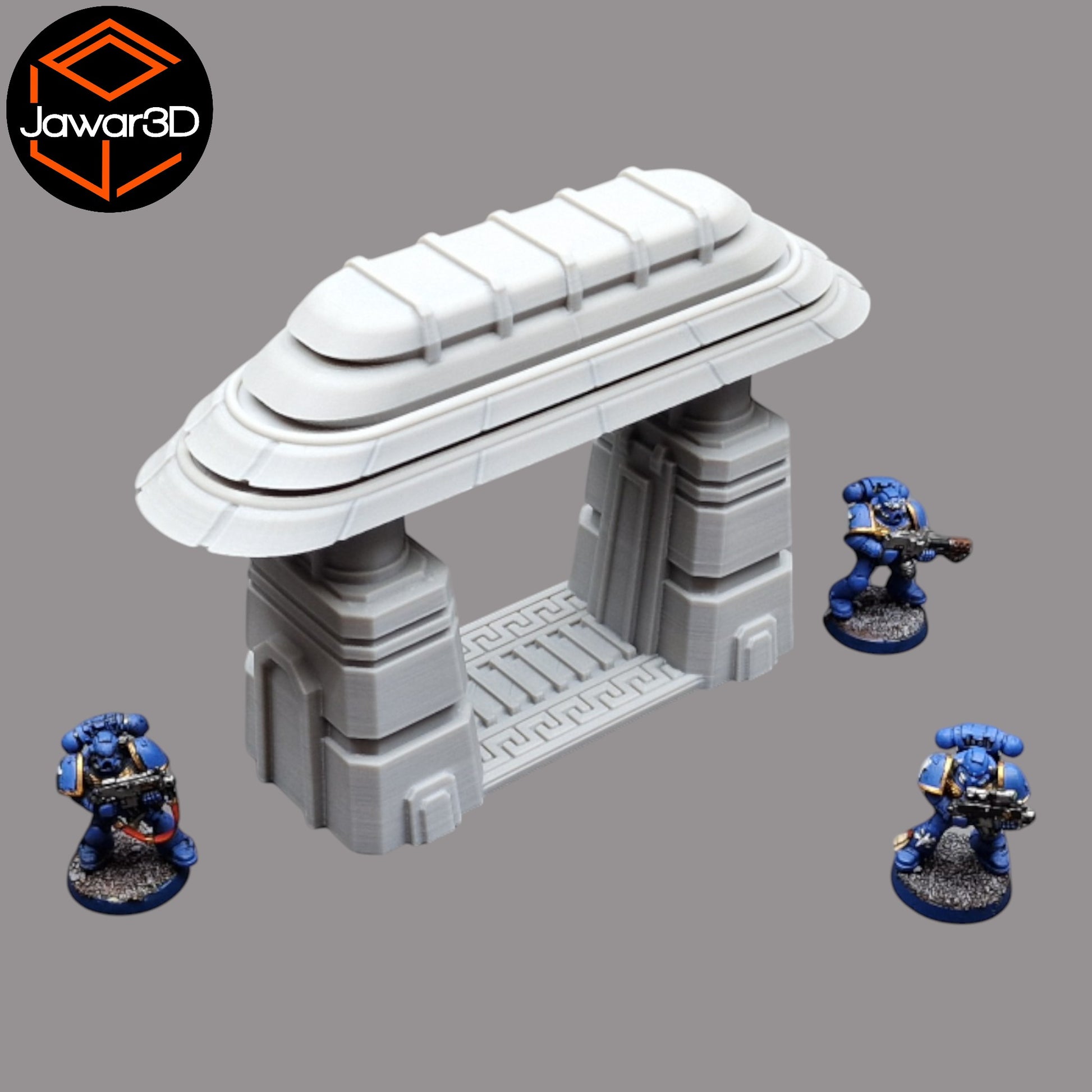 Wargaming 28mm scatter terrain scenery showing 3D-printed item that is compatible with games such as Warhammer 40K, Star Wars Legions, D+D, Dungeons and Dragons, Sci-Fi, Fantasy and other miniature tabletop games. Brand Jawar3d found at www.jawar3d.co.uk.