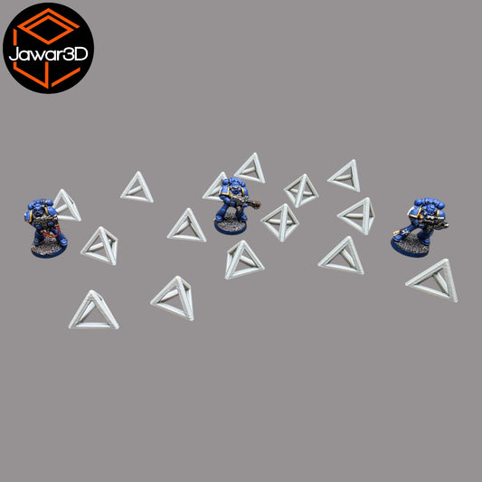 Wargaming 28mm scatter terrain scenery showing 3D-printed item that is compatible with games such as Warhammer 40K, Star Wars Legions, D+D, Dungeons and Dragons, Sci-Fi, Fantasy and other miniature tabletop games. Brand Jawar3d found at www.jawar3d.co.uk.