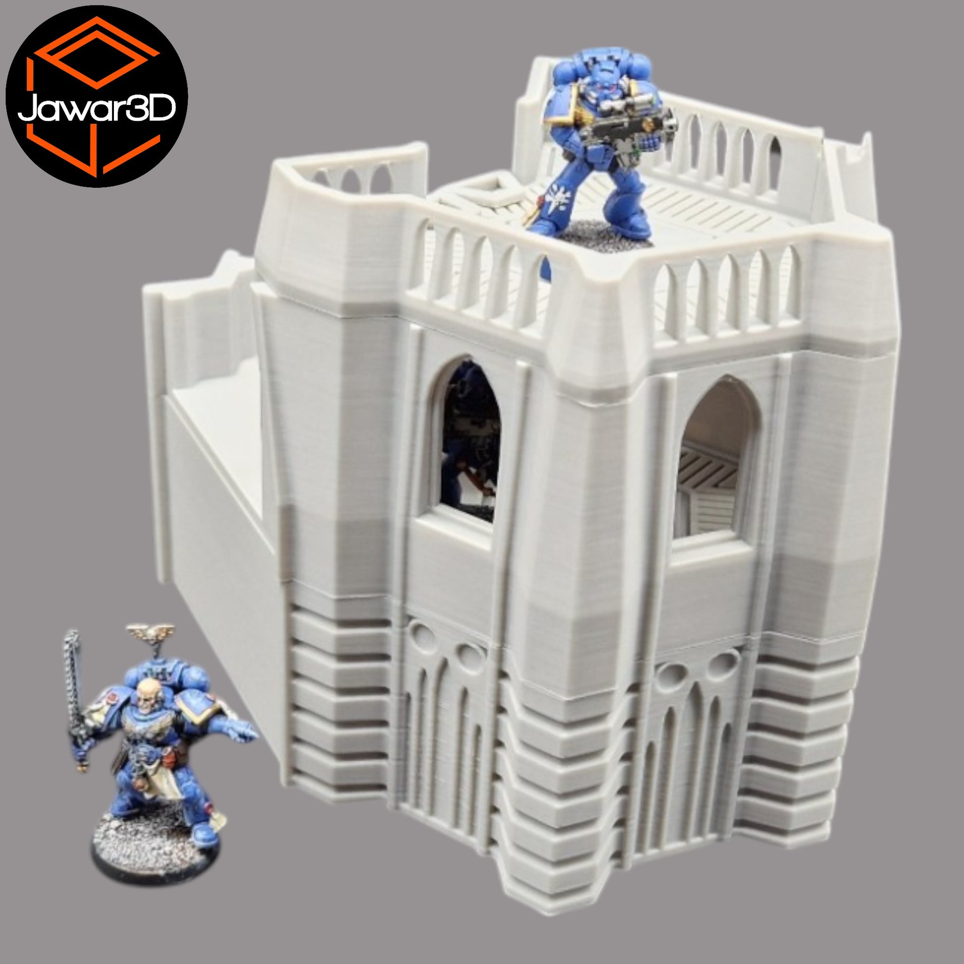 Wargaming 28mm scatter terrain scenery showing 3D-printed item that is compatible with games such as Warhammer 40K, Star Wars Legions, D+D, Dungeons and Dragons, Sci-Fi, Fantasy and other miniature tabletop games. Brand Jawar3d found at www.jawar3d.co.uk.