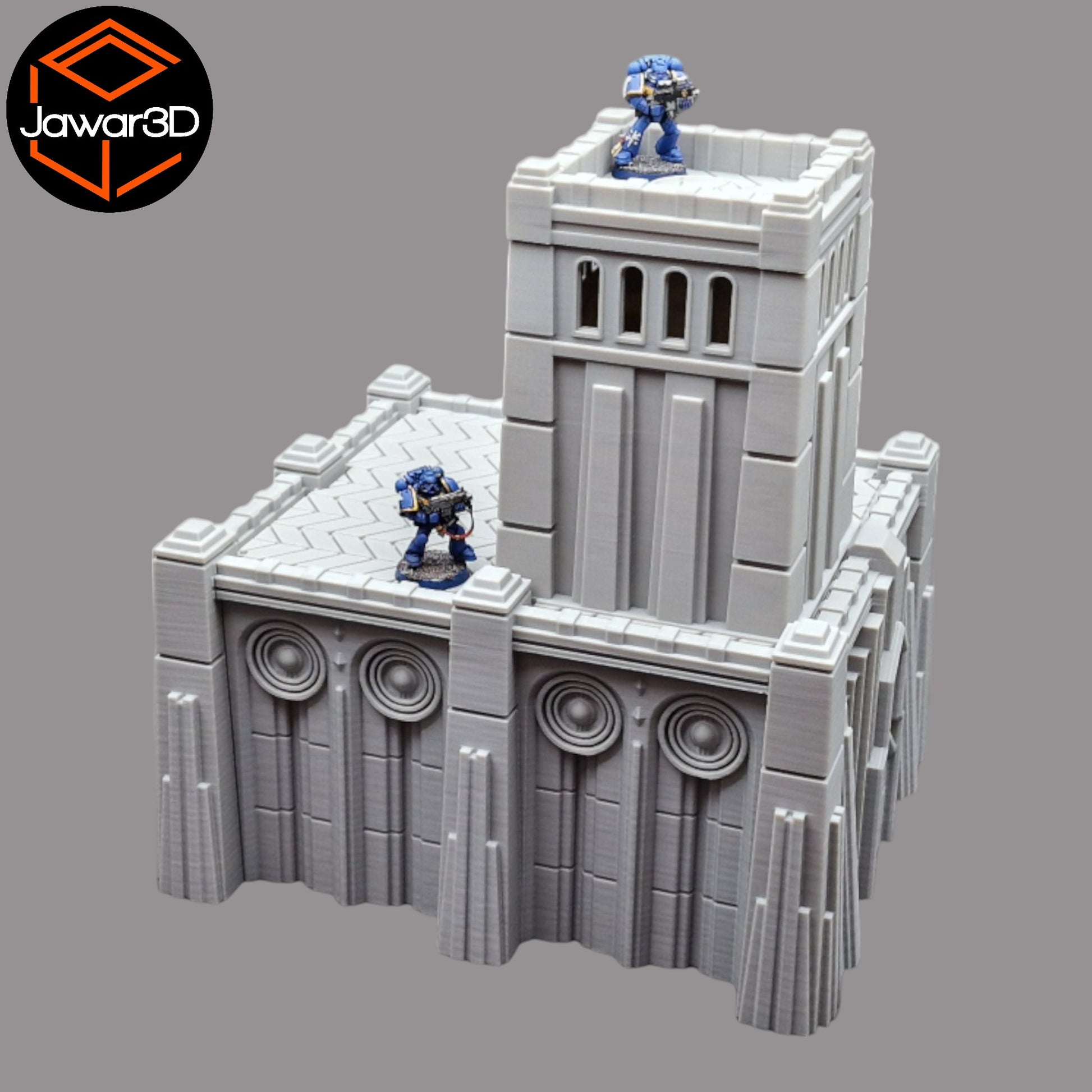 Wargaming 28mm scatter terrain scenery showing 3D-printed item that is compatible with games such as Warhammer 40K, Star Wars Legions, D+D, Dungeons and Dragons, Sci-Fi, Fantasy and other miniature tabletop games. Brand Jawar3d found at www.jawar3d.co.uk.