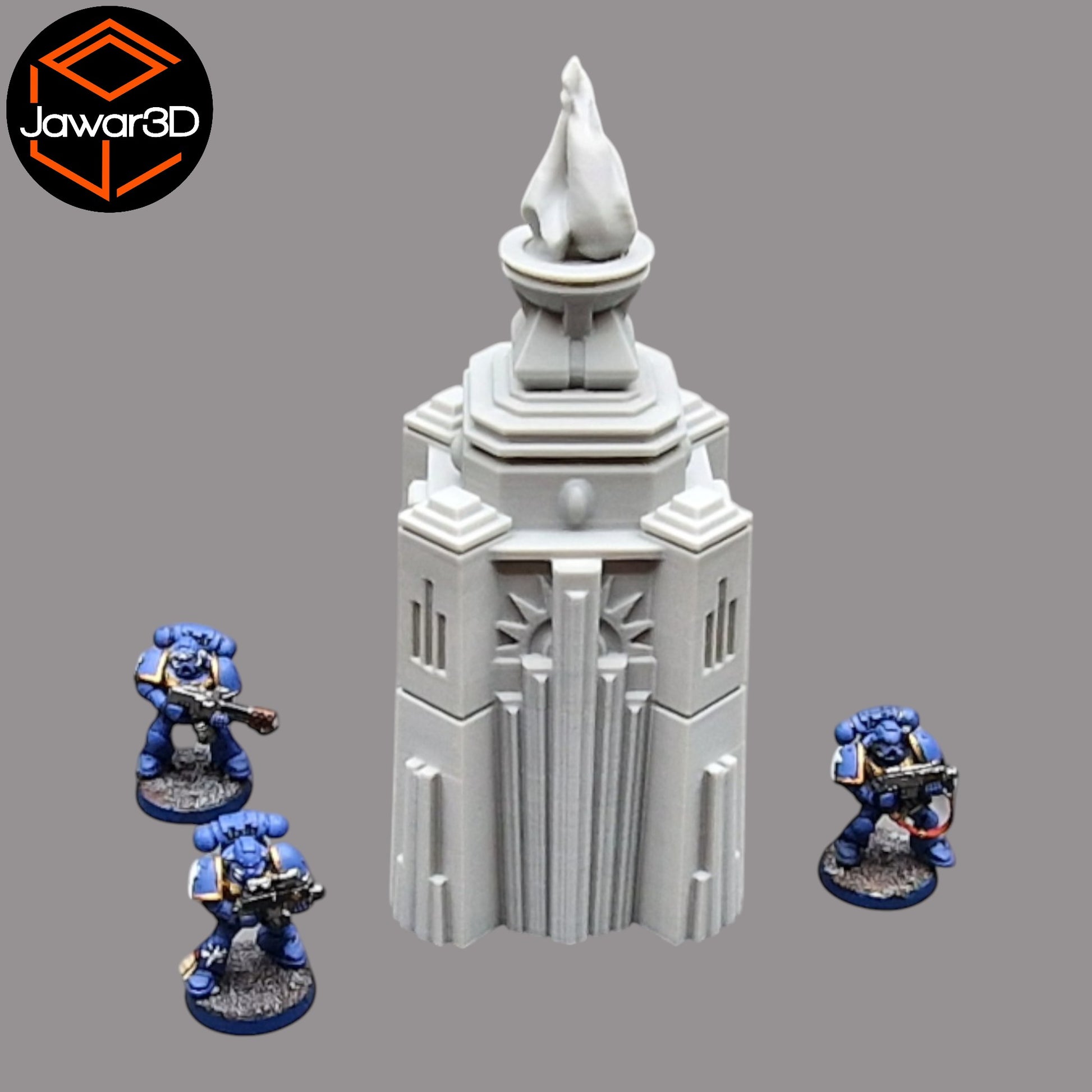 Wargaming 28mm scatter terrain scenery showing 3D-printed item that is compatible with games such as Warhammer 40K, Star Wars Legions, D+D, Dungeons and Dragons, Sci-Fi, Fantasy and other miniature tabletop games. Brand Jawar3d found at www.jawar3d.co.uk.
