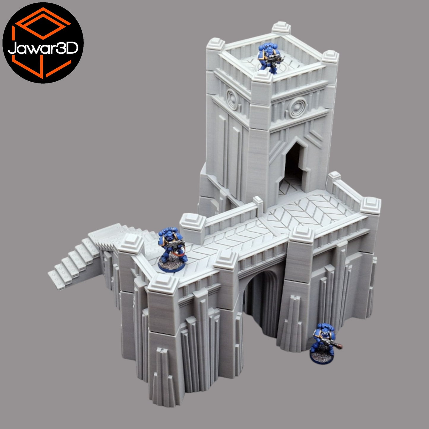Wargaming 28mm scatter terrain scenery showing 3D-printed item that is compatible with games such as Warhammer 40K, Star Wars Legions, D+D, Dungeons and Dragons, Sci-Fi, Fantasy and other miniature tabletop games. Brand Jawar3d found at www.jawar3d.co.uk.
