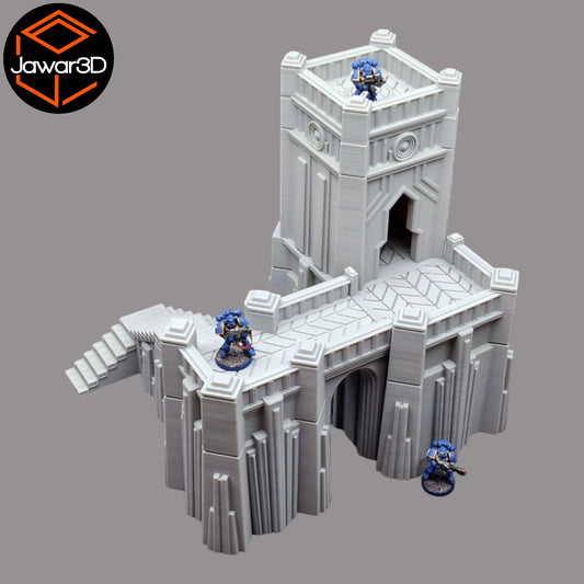 Wargaming 28mm scatter terrain scenery showing 3D-printed item that is compatible with games such as Warhammer 40K, Star Wars Legions, D+D, Dungeons and Dragons, Sci-Fi, Fantasy and other miniature tabletop games. Brand Jawar3d found at www.jawar3d.co.uk.