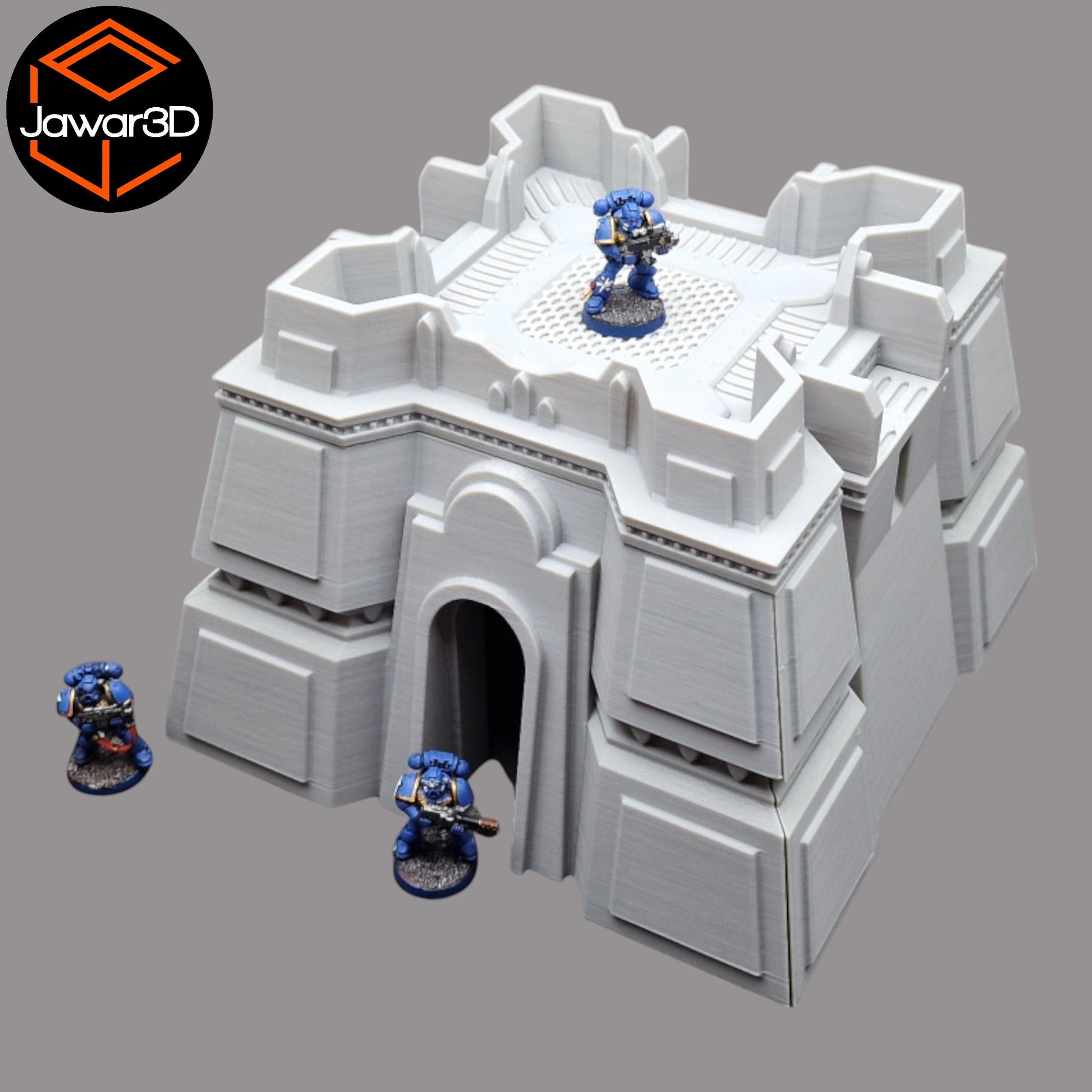 Wargaming 28mm scatter terrain scenery showing 3D-printed item that is compatible with games such as Warhammer 40K, Star Wars Legions, D+D, Dungeons and Dragons, Sci-Fi, Fantasy and other miniature tabletop games. Brand Jawar3d found at www.jawar3d.co.uk.