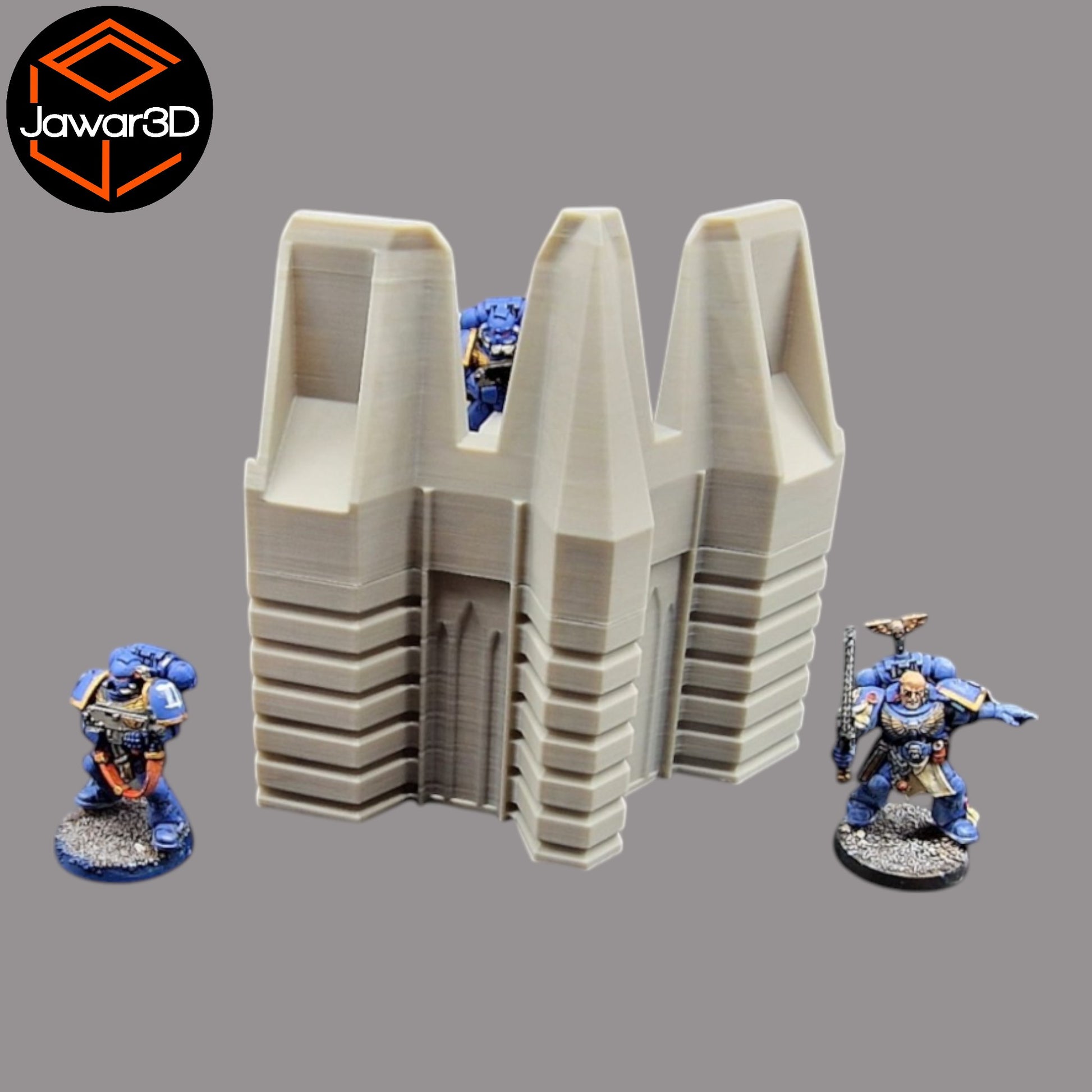Wargaming 28mm scatter terrain scenery showing 3D-printed item that is compatible with games such as Warhammer 40K, Star Wars Legions, D+D, Dungeons and Dragons, Sci-Fi, Fantasy and other miniature tabletop games. Brand Jawar3d found at www.jawar3d.co.uk.