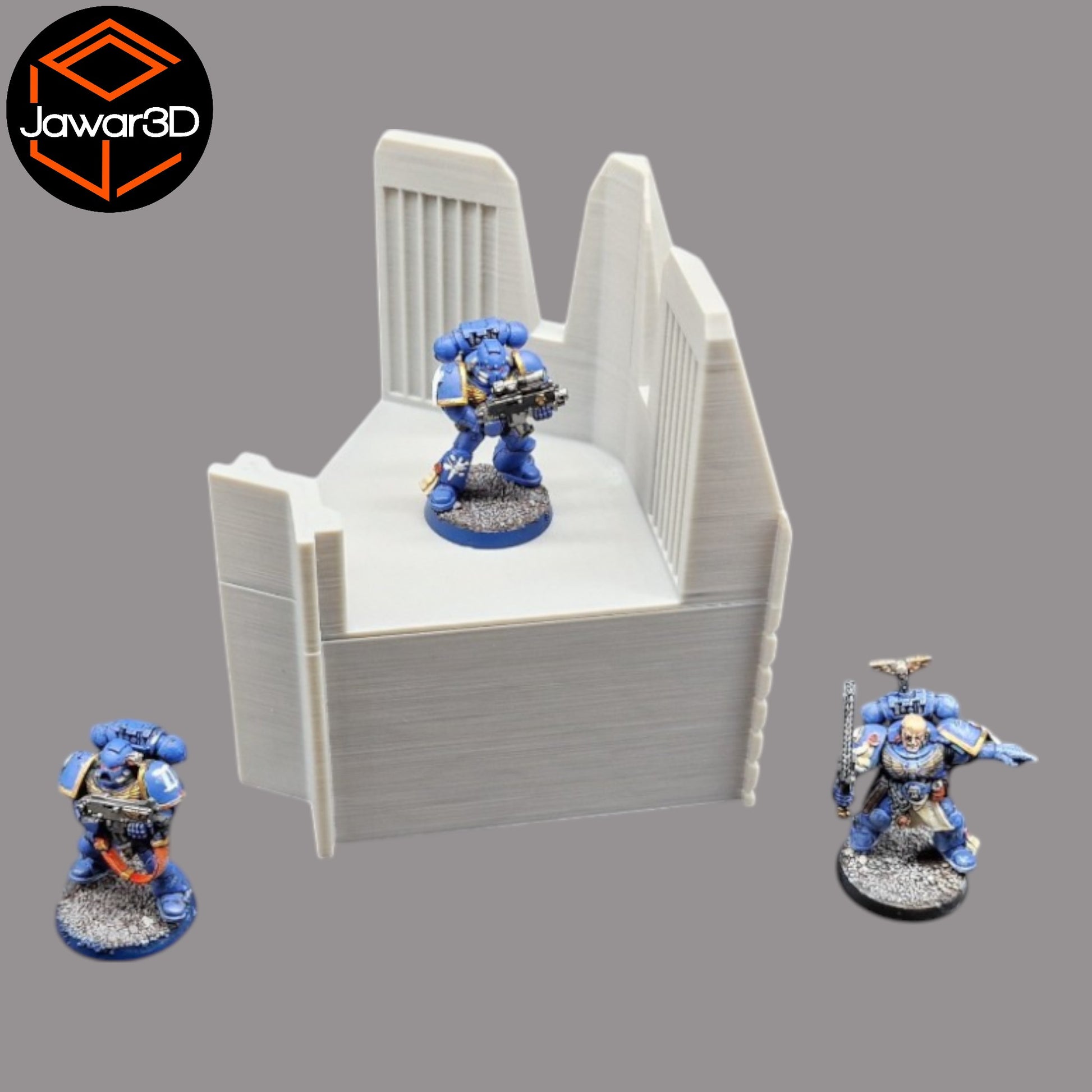 Wargaming 28mm scatter terrain scenery showing 3D-printed item that is compatible with games such as Warhammer 40K, Star Wars Legions, D+D, Dungeons and Dragons, Sci-Fi, Fantasy and other miniature tabletop games. Brand Jawar3d found at www.jawar3d.co.uk.