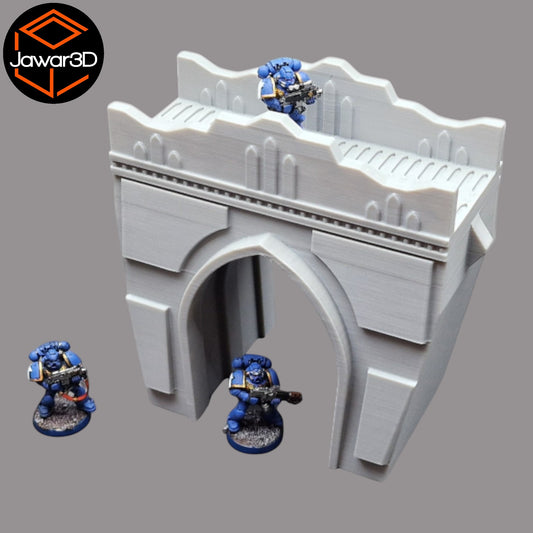 Wargaming 28mm scatter terrain scenery showing 3D-printed item that is compatible with games such as Warhammer 40K, Star Wars Legions, D+D, Dungeons and Dragons, Sci-Fi, Fantasy and other miniature tabletop games. Brand Jawar3d found at www.jawar3d.co.uk.