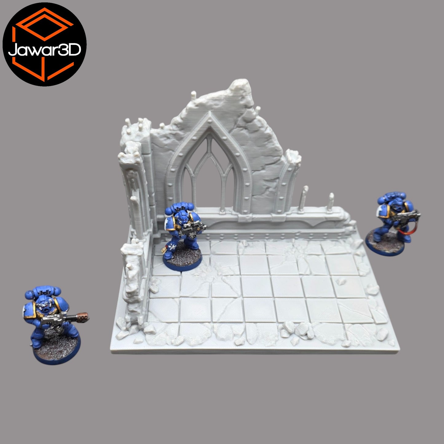 Wargaming 28mm scatter terrain scenery showing 3D-printed item that is compatible with games such as Warhammer 40K, Star Wars Legions, D+D, Dungeons and Dragons, Sci-Fi, Fantasy and other miniature tabletop games. Brand Jawar3d found at www.jawar3d.co.uk.