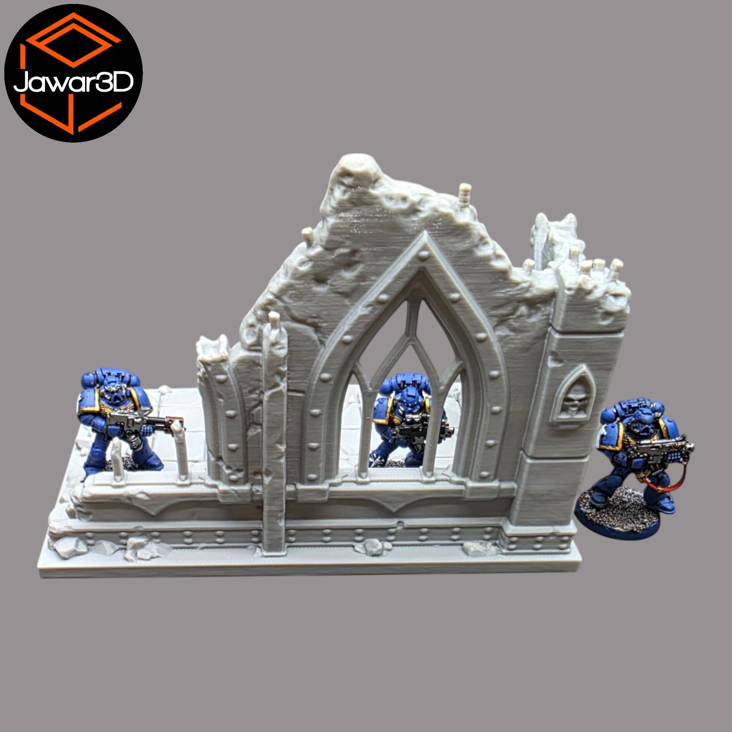 Wargaming 28mm scatter terrain scenery showing 3D-printed item that is compatible with games such as Warhammer 40K, Star Wars Legions, D+D, Dungeons and Dragons, Sci-Fi, Fantasy and other miniature tabletop games. Brand Jawar3d found at www.jawar3d.co.uk.