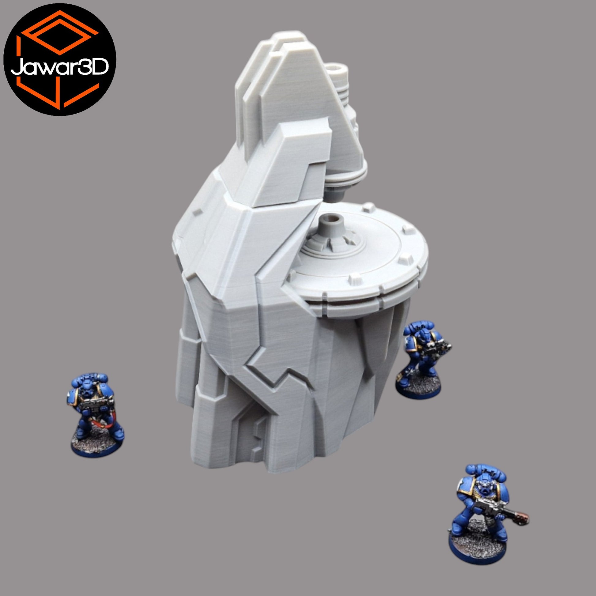 Wargaming 28mm scatter terrain scenery showing 3D-printed item that is compatible with games such as Warhammer 40K, Star Wars Legions, D+D, Dungeons and Dragons, Sci-Fi, Fantasy and other miniature tabletop games. Brand Jawar3d found at www.jawar3d.co.uk.