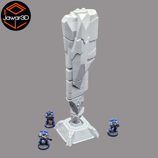 Wargaming 28mm scatter terrain scenery showing 3D-printed item that is compatible with games such as Warhammer 40K, Star Wars Legions, D+D, Dungeons and Dragons, Sci-Fi, Fantasy and other miniature tabletop games. Brand Jawar3d found at www.jawar3d.co.uk.