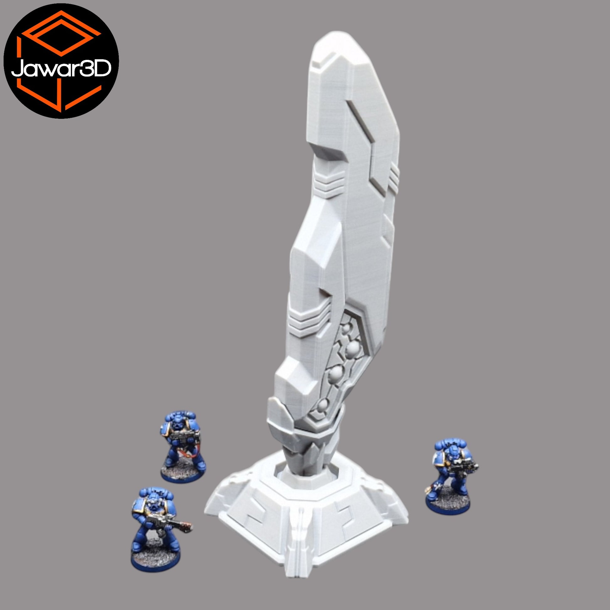 Wargaming 28mm scatter terrain scenery showing 3D-printed item that is compatible with games such as Warhammer 40K, Star Wars Legions, D+D, Dungeons and Dragons, Sci-Fi, Fantasy and other miniature tabletop games. Brand Jawar3d found at www.jawar3d.co.uk.