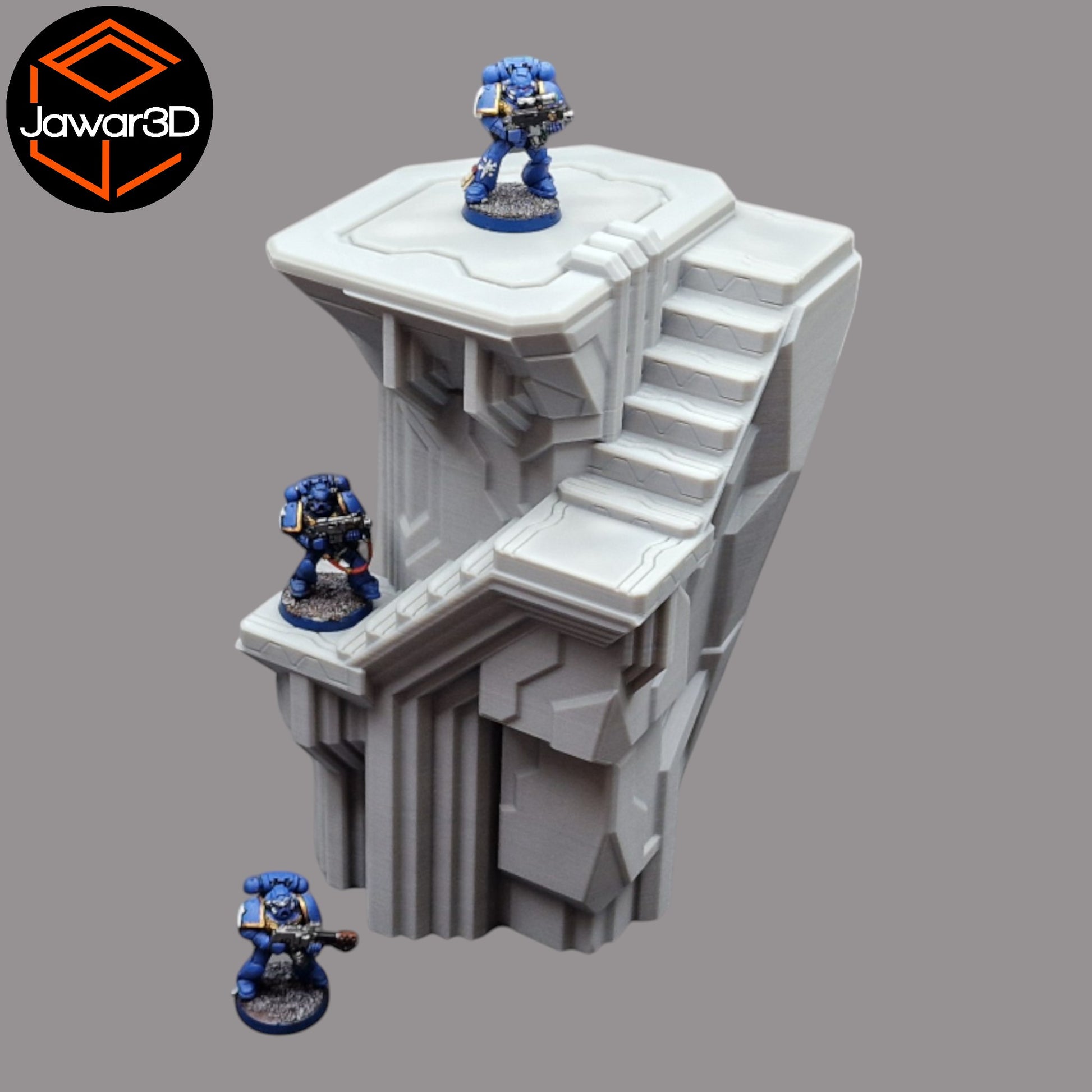 Wargaming 28mm scatter terrain scenery showing 3D-printed item that is compatible with games such as Warhammer 40K, Star Wars Legions, D+D, Dungeons and Dragons, Sci-Fi, Fantasy and other miniature tabletop games. Brand Jawar3d found at www.jawar3d.co.uk.