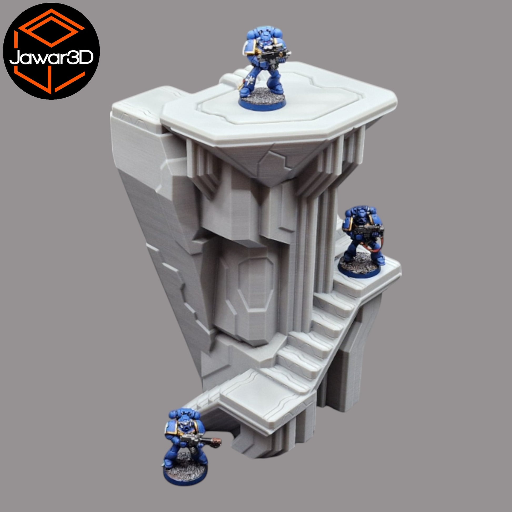 Wargaming 28mm scatter terrain scenery showing 3D-printed item that is compatible with games such as Warhammer 40K, Star Wars Legions, D+D, Dungeons and Dragons, Sci-Fi, Fantasy and other miniature tabletop games. Brand Jawar3d found at www.jawar3d.co.uk.