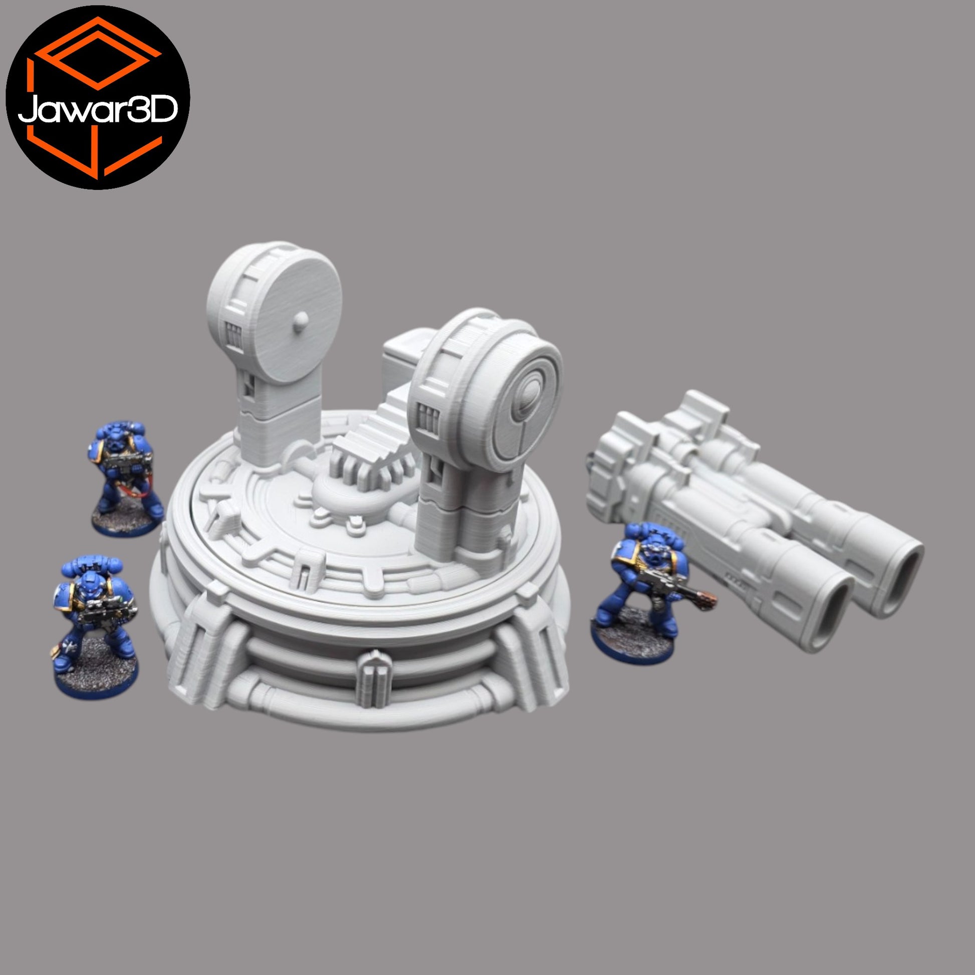 Wargaming 28mm scatter terrain scenery showing 3D-printed item that is compatible with games such as Warhammer 40K, Star Wars Legions, D+D, Dungeons and Dragons, Sci-Fi, Fantasy and other miniature tabletop games. Brand Jawar3d found at www.jawar3d.co.uk.