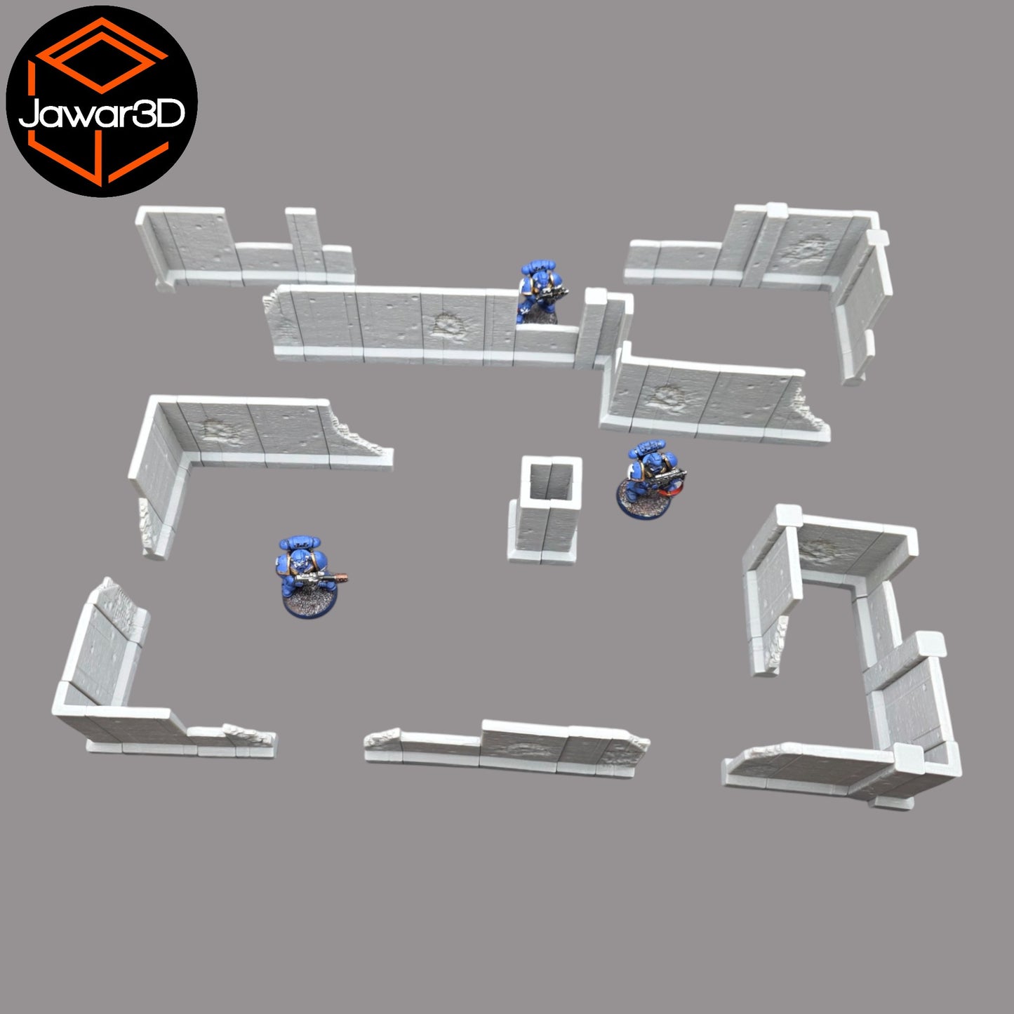 Wargaming 28mm scatter terrain scenery showing 3D-printed item that is compatible with games such as Warhammer 40K, Star Wars Legions, D+D, Dungeons and Dragons, Sci-Fi, Fantasy and other miniature tabletop games. Brand Jawar3d found at www.jawar3d.co.uk.