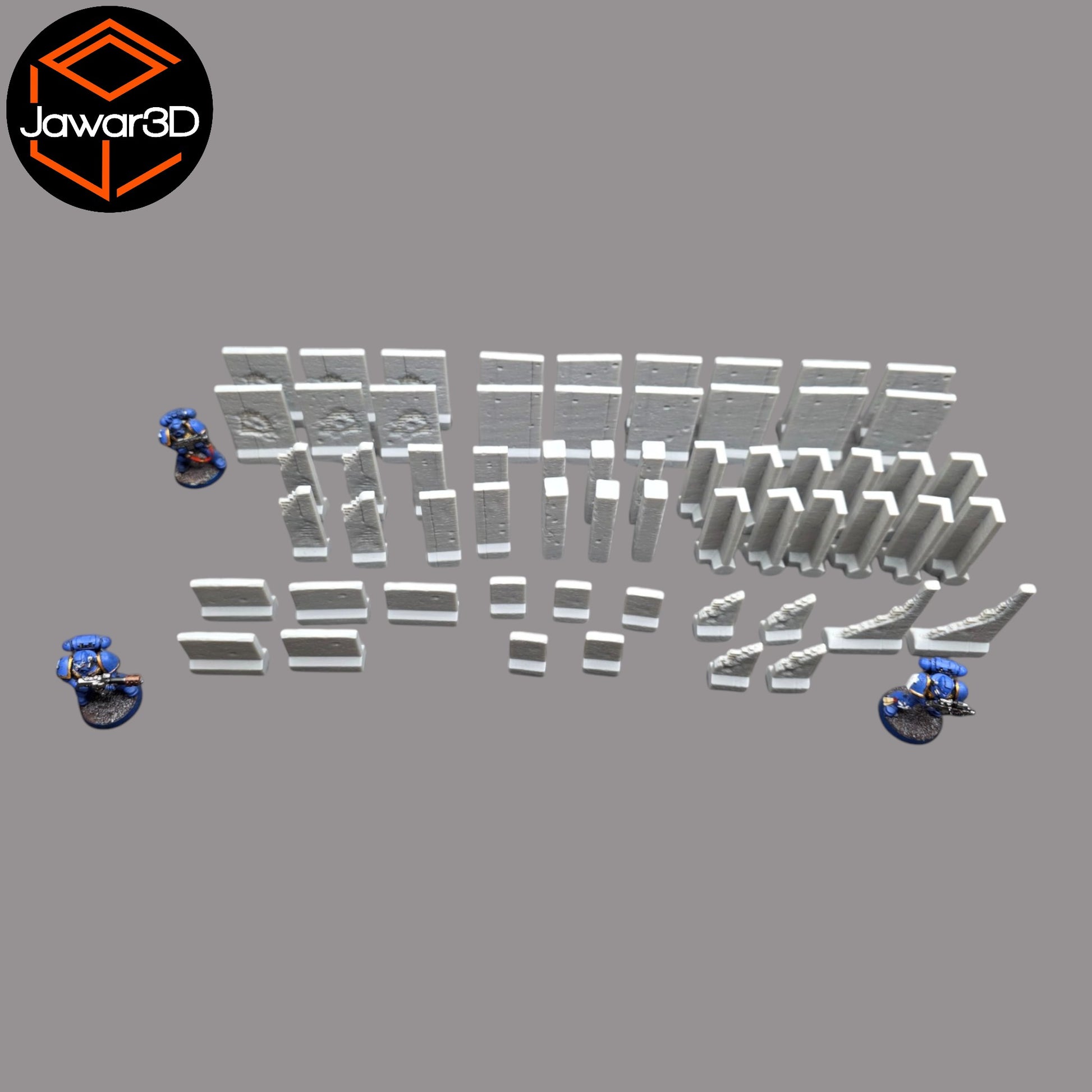 Wargaming 28mm scatter terrain scenery showing 3D-printed item that is compatible with games such as Warhammer 40K, Star Wars Legions, D+D, Dungeons and Dragons, Sci-Fi, Fantasy and other miniature tabletop games. Brand Jawar3d found at www.jawar3d.co.uk.
