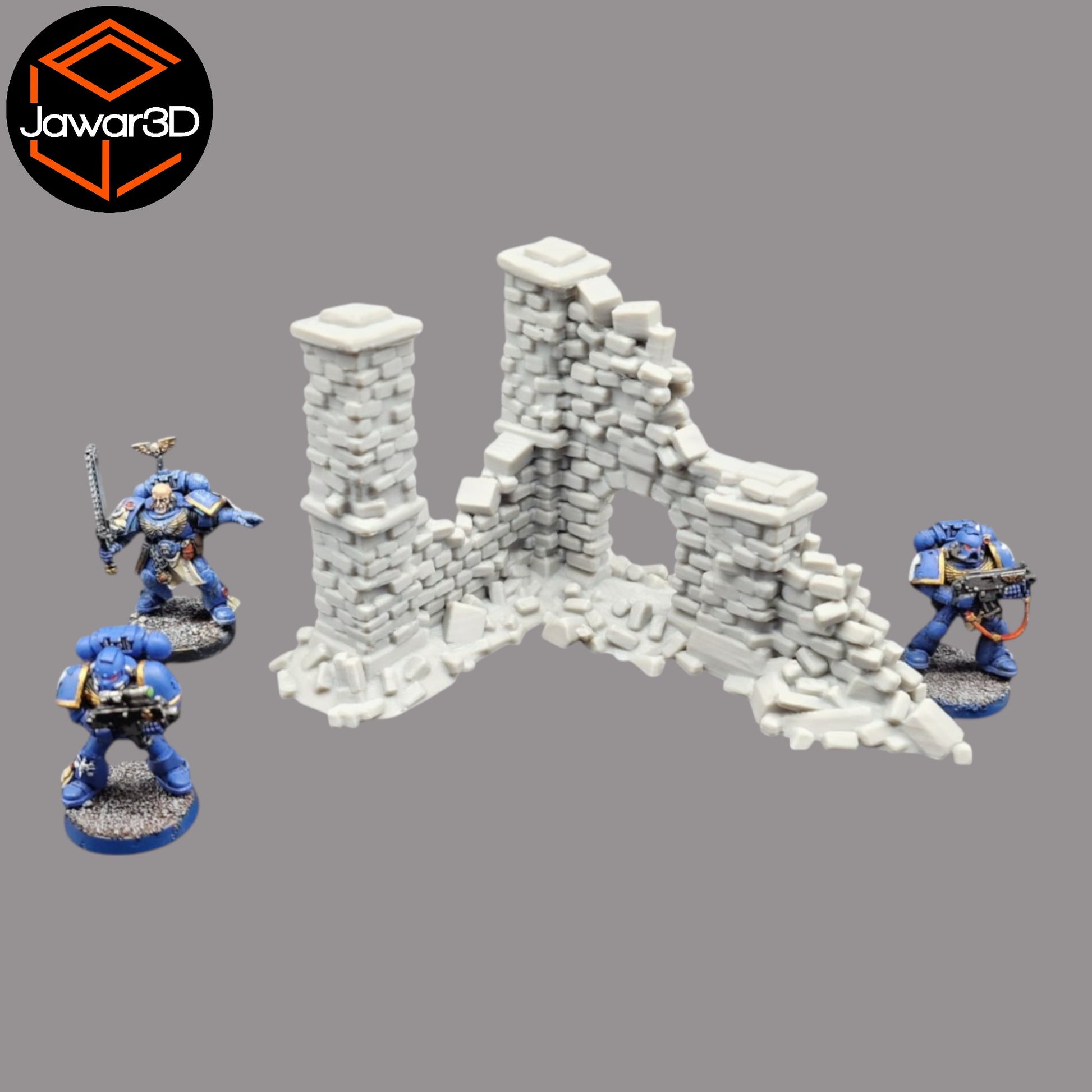 Wargaming 28mm scatter terrain scenery showing 3D-printed item that is compatible with games such as Warhammer 40K, Star Wars Legions, D+D, Dungeons and Dragons, Sci-Fi, Fantasy and other miniature tabletop games. Brand Jawar3d found at www.jawar3d.co.uk.